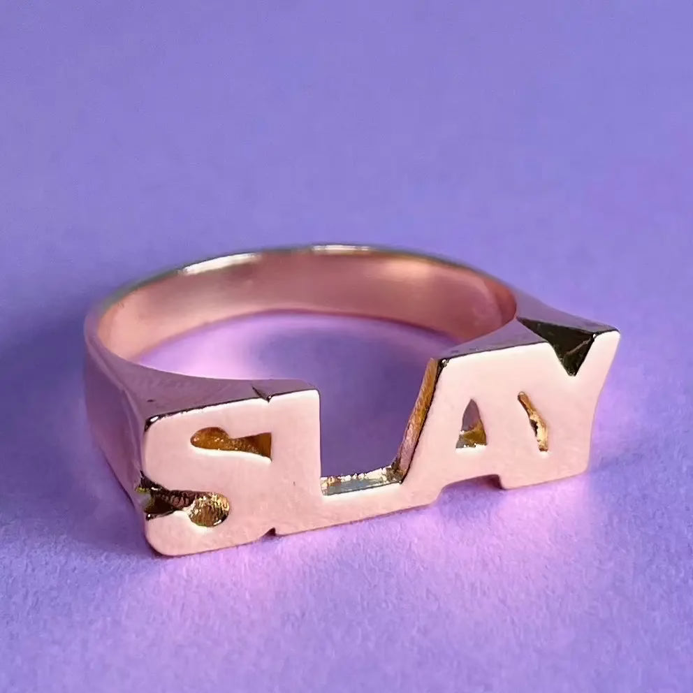 SLAY-Ring Gulddoublé L8Hasselblad