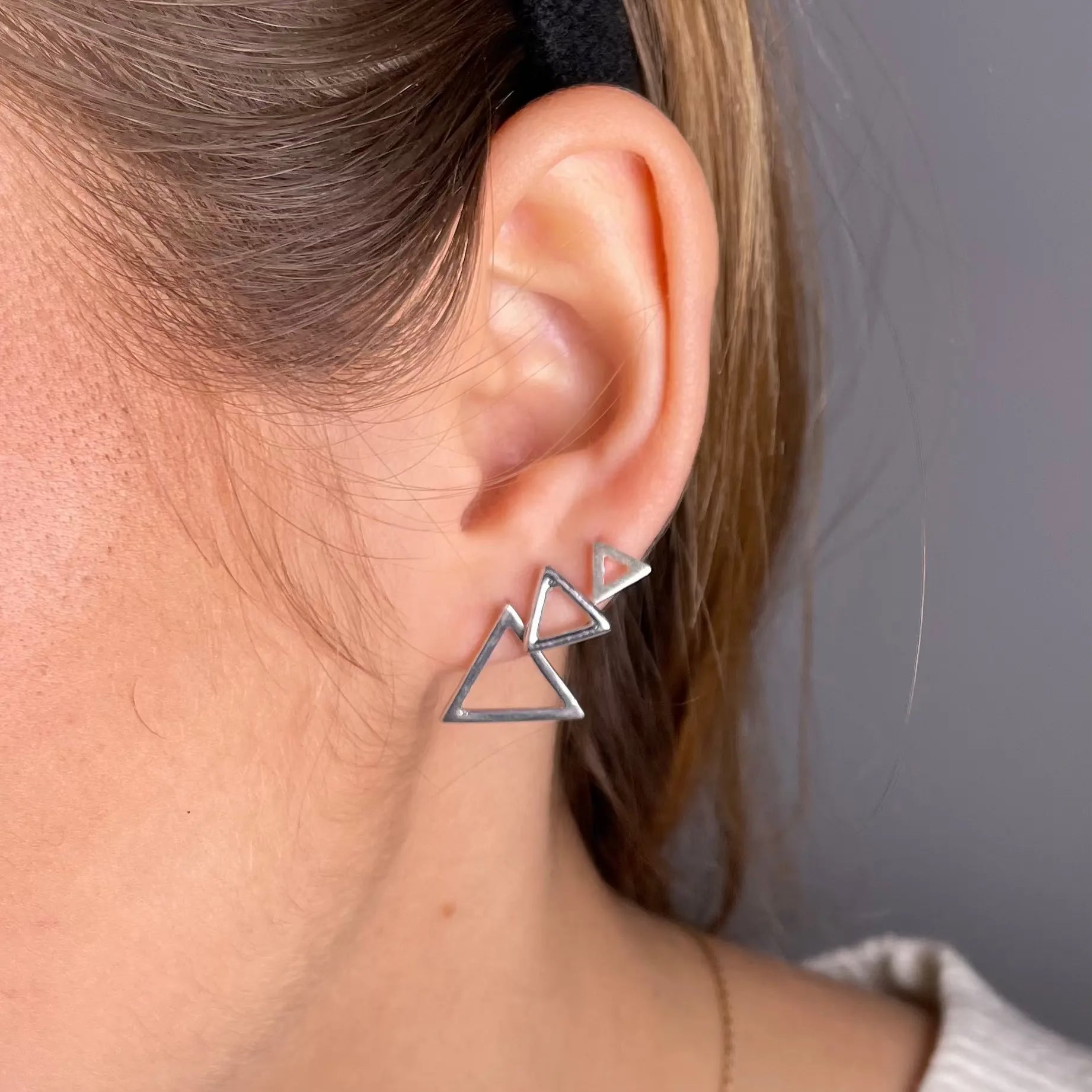 Stiftörhänge - Trianglar L8Hasselblad