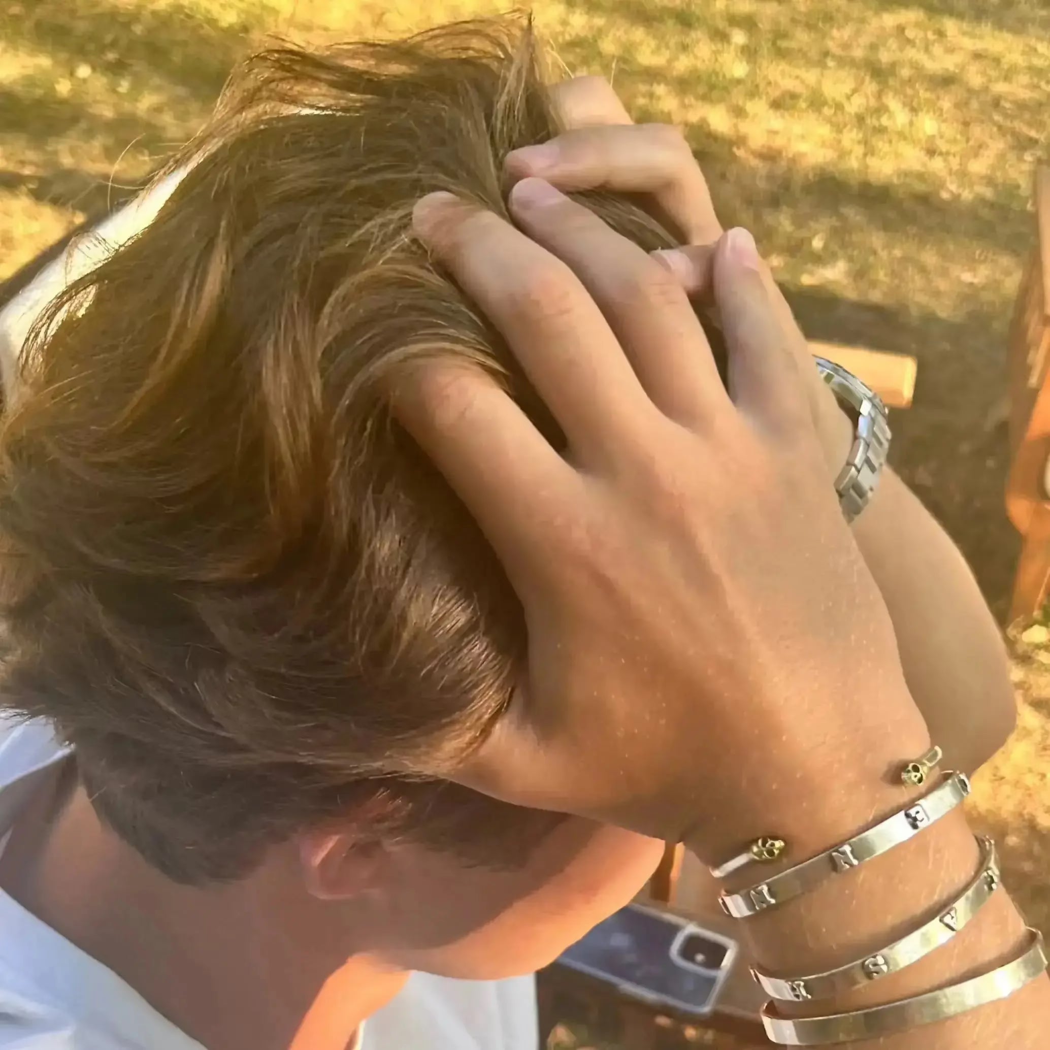 Mellan dödskallearmband L8Hasselblad