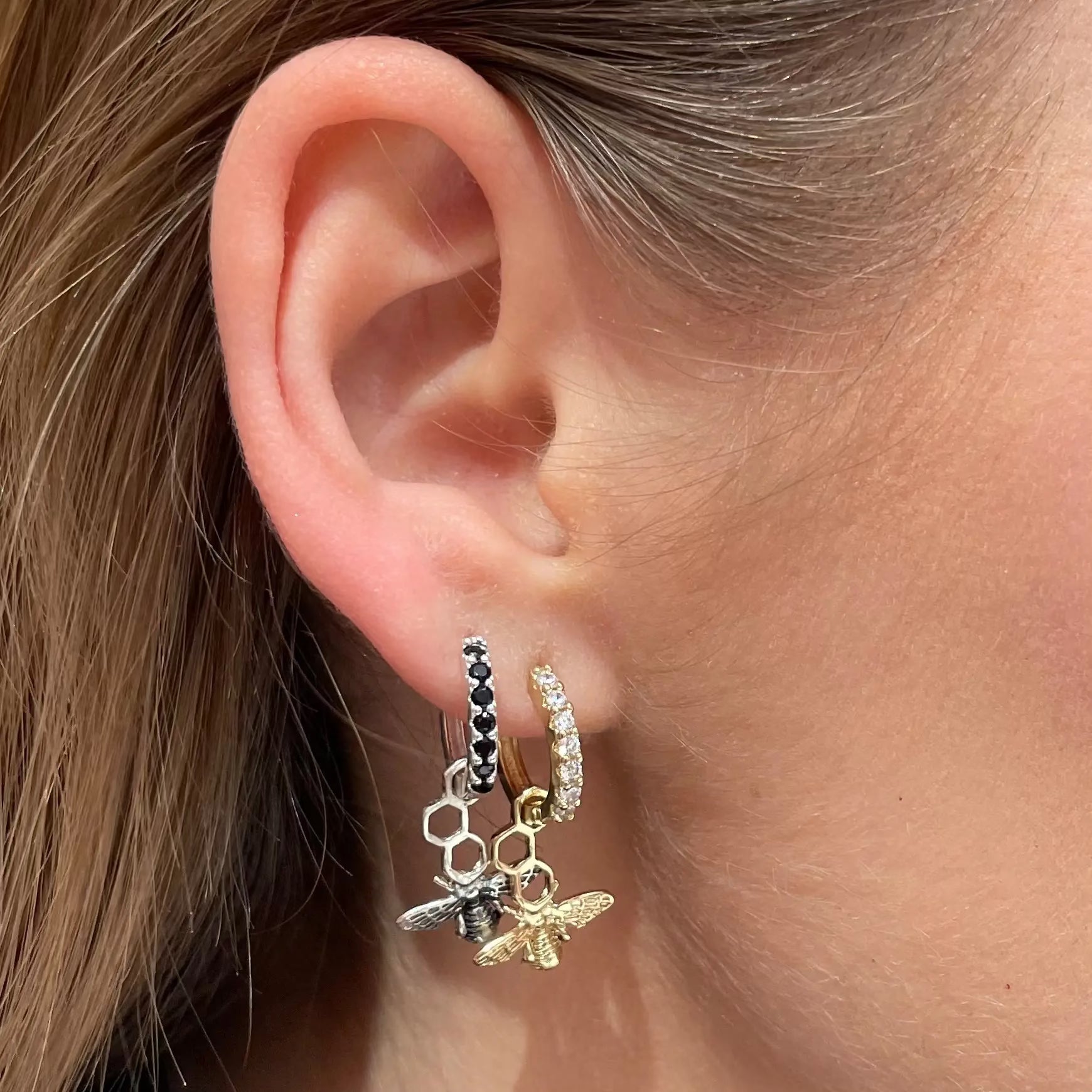 Örhängen - Honungsbiet L8Hasselblad