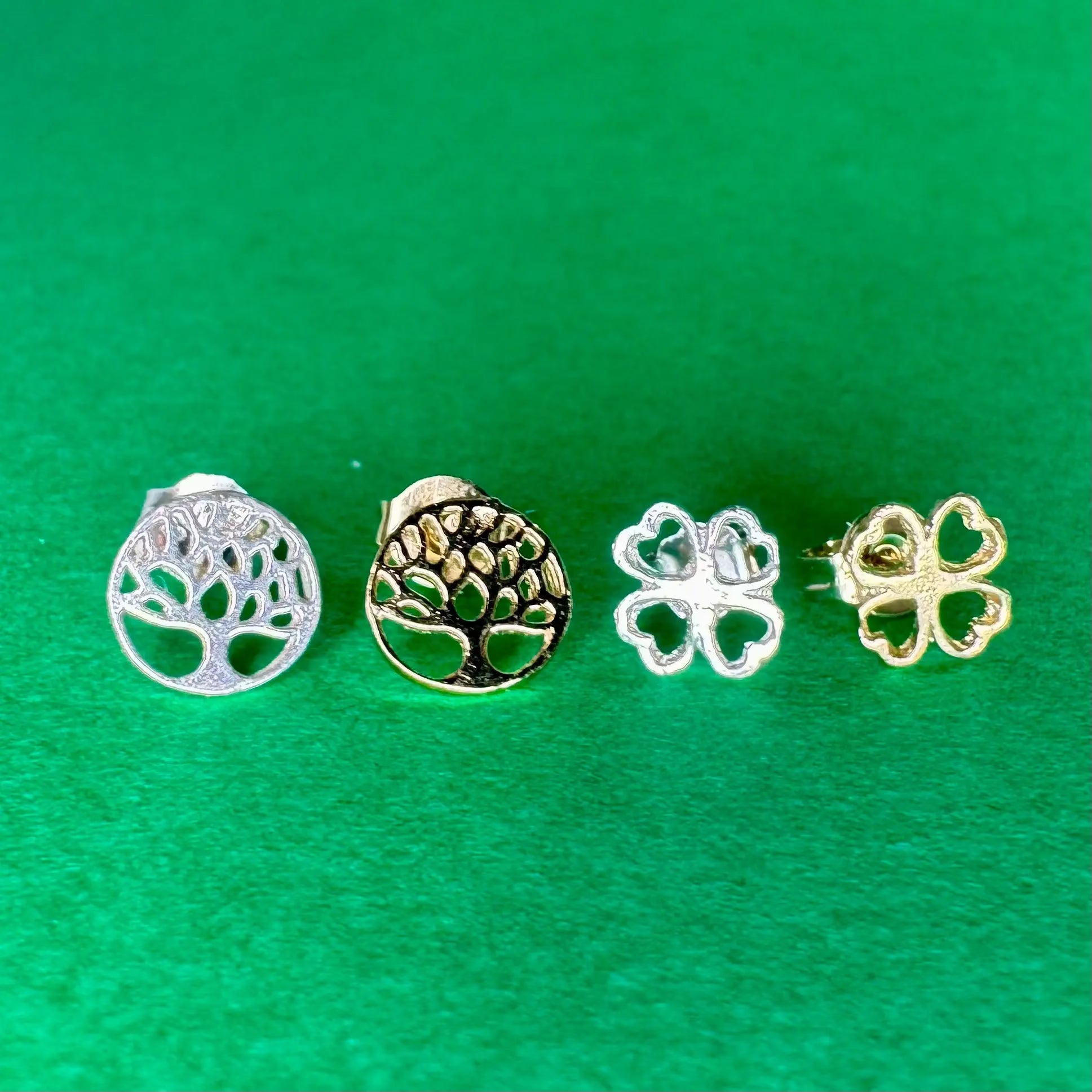 Stiftörhänge - Livets Träd & Fyrklöver L8Hasselblad