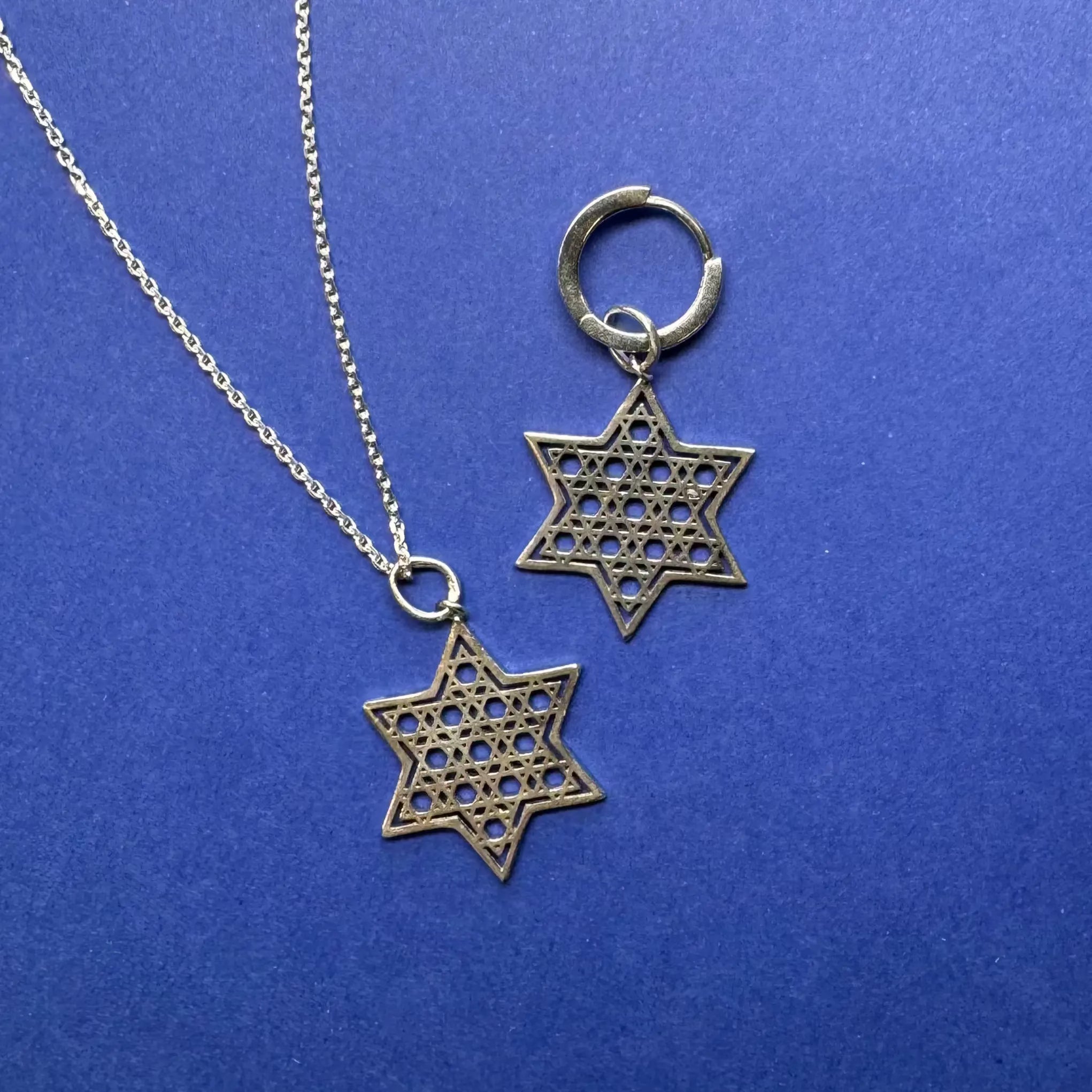 Berlock - Ifylld davidstjärna L8Hasselblad