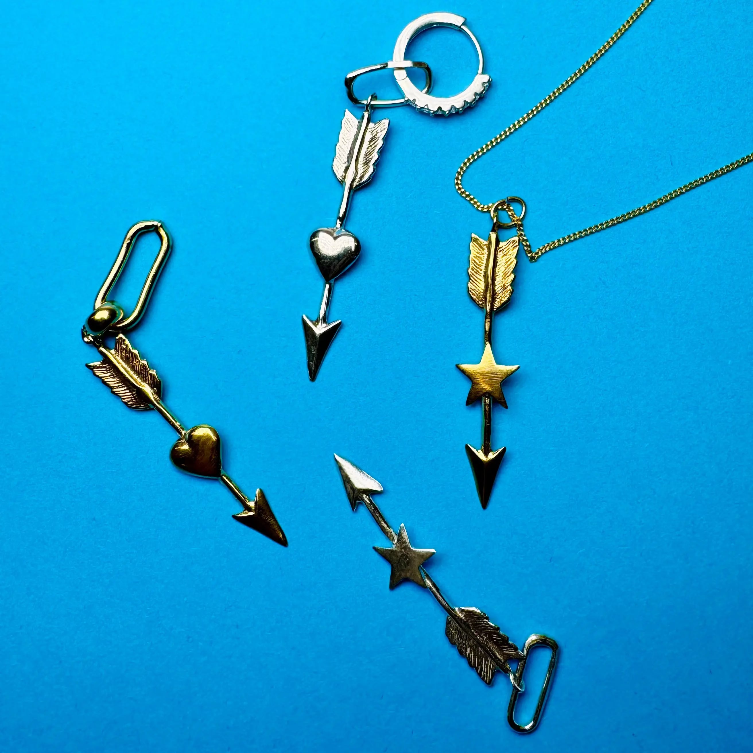 Berlock -Stjärn- och hjärtpil L8Hasselblad