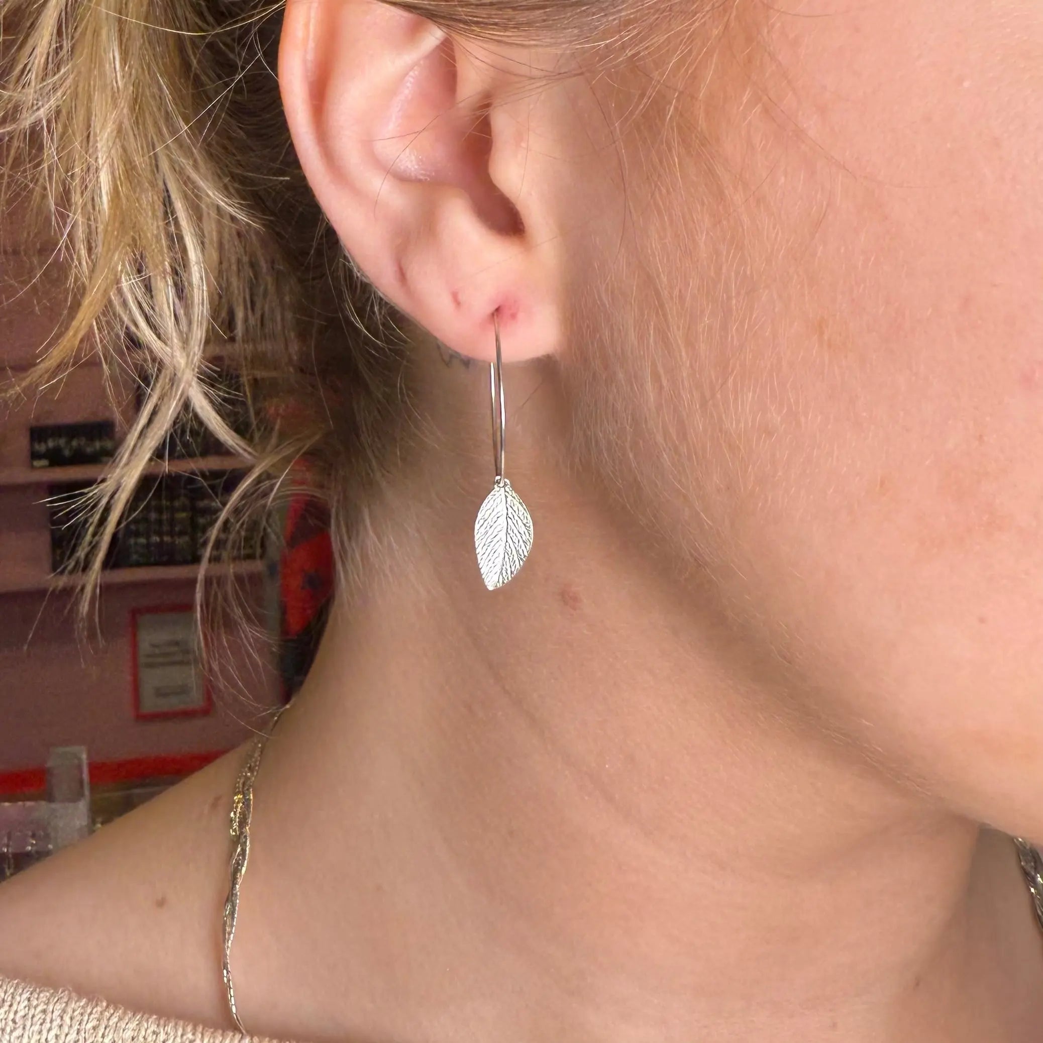 Leafy - silverörhängen - L8Hasselblad