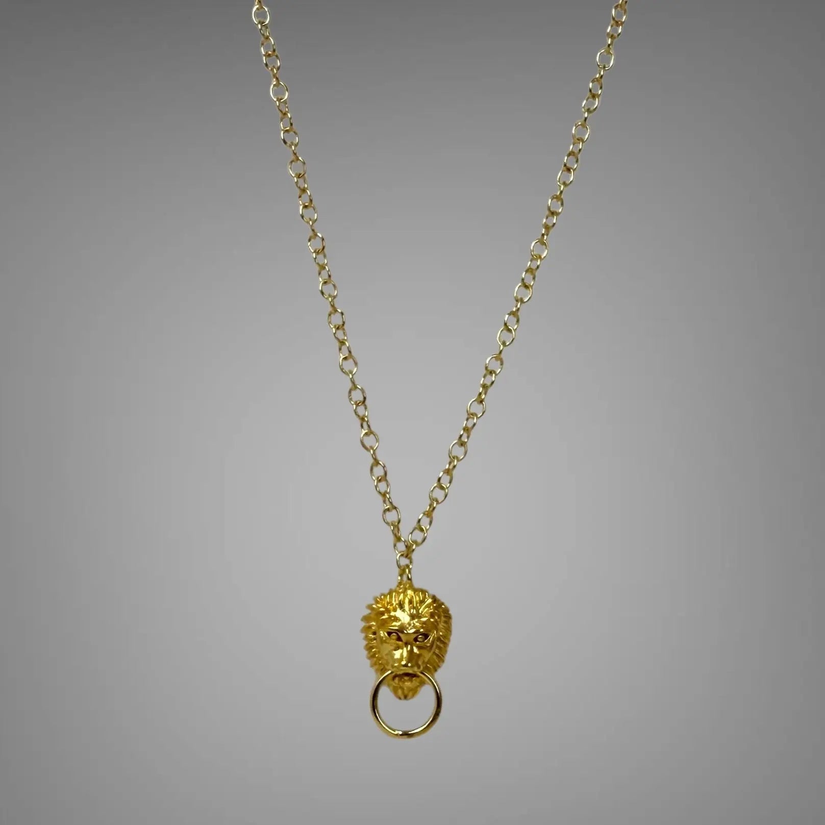 Leo - monterat guldhalsband - L8Hasselblad