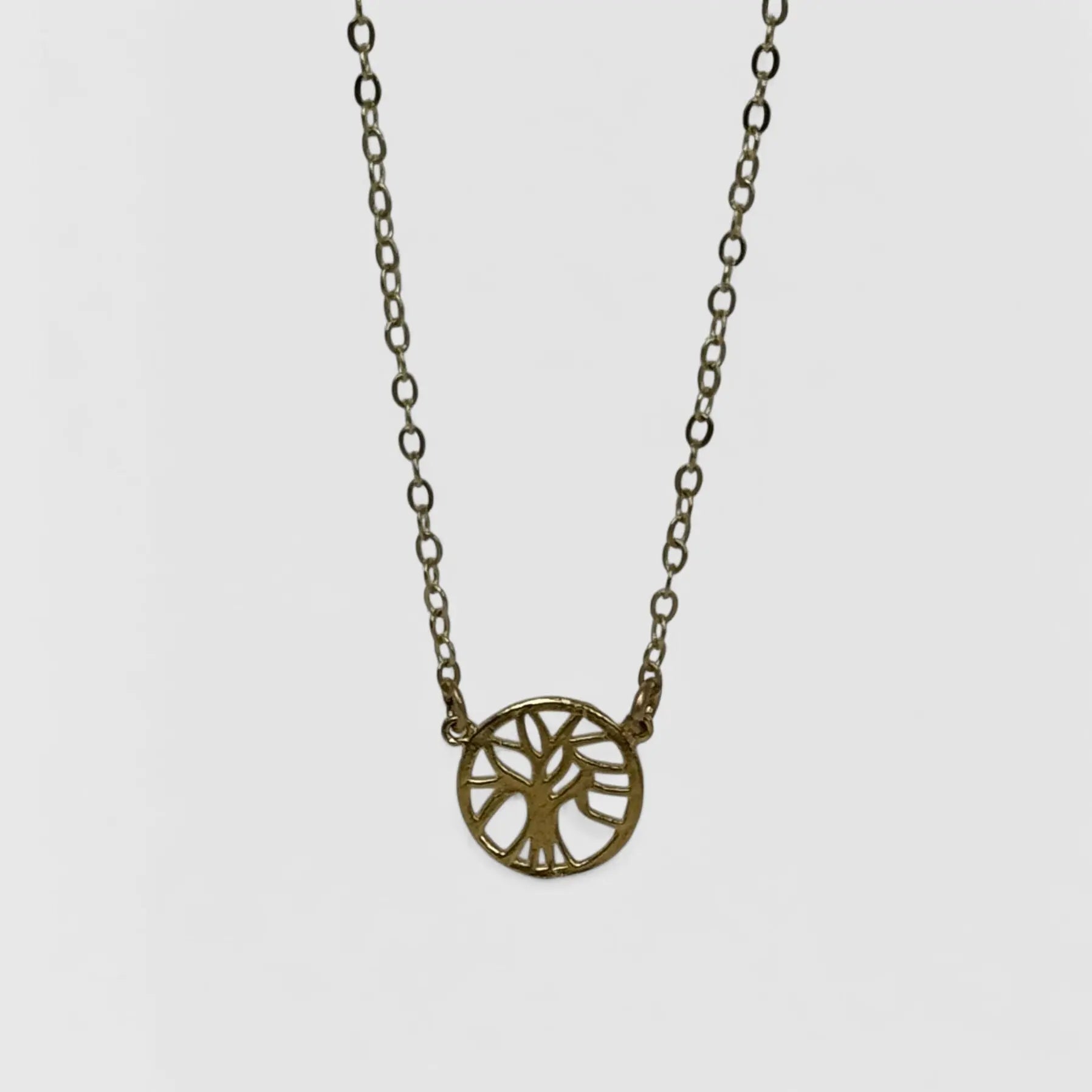 Livets träd - monterat guldhalsband - L8Hasselblad
