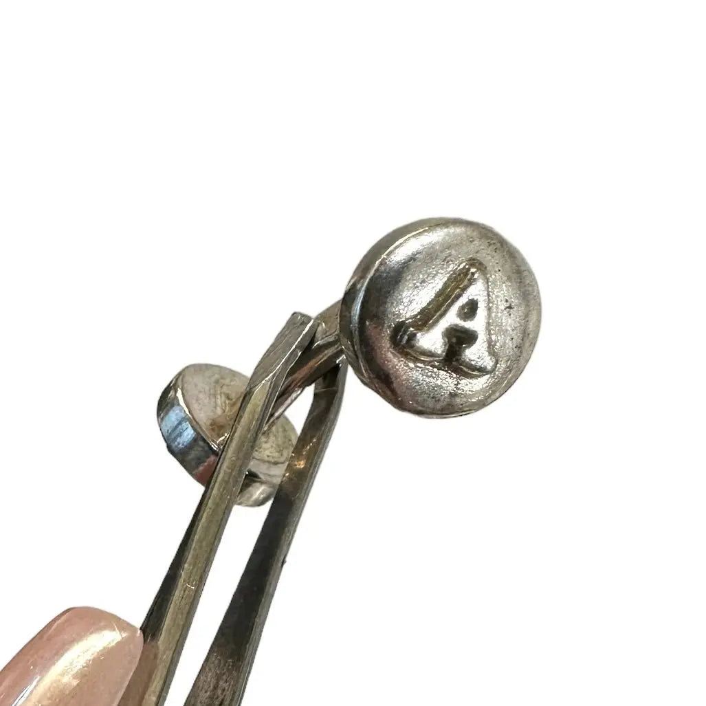 Manschettknappar - Lödda bokstäver - L8Hasselblad