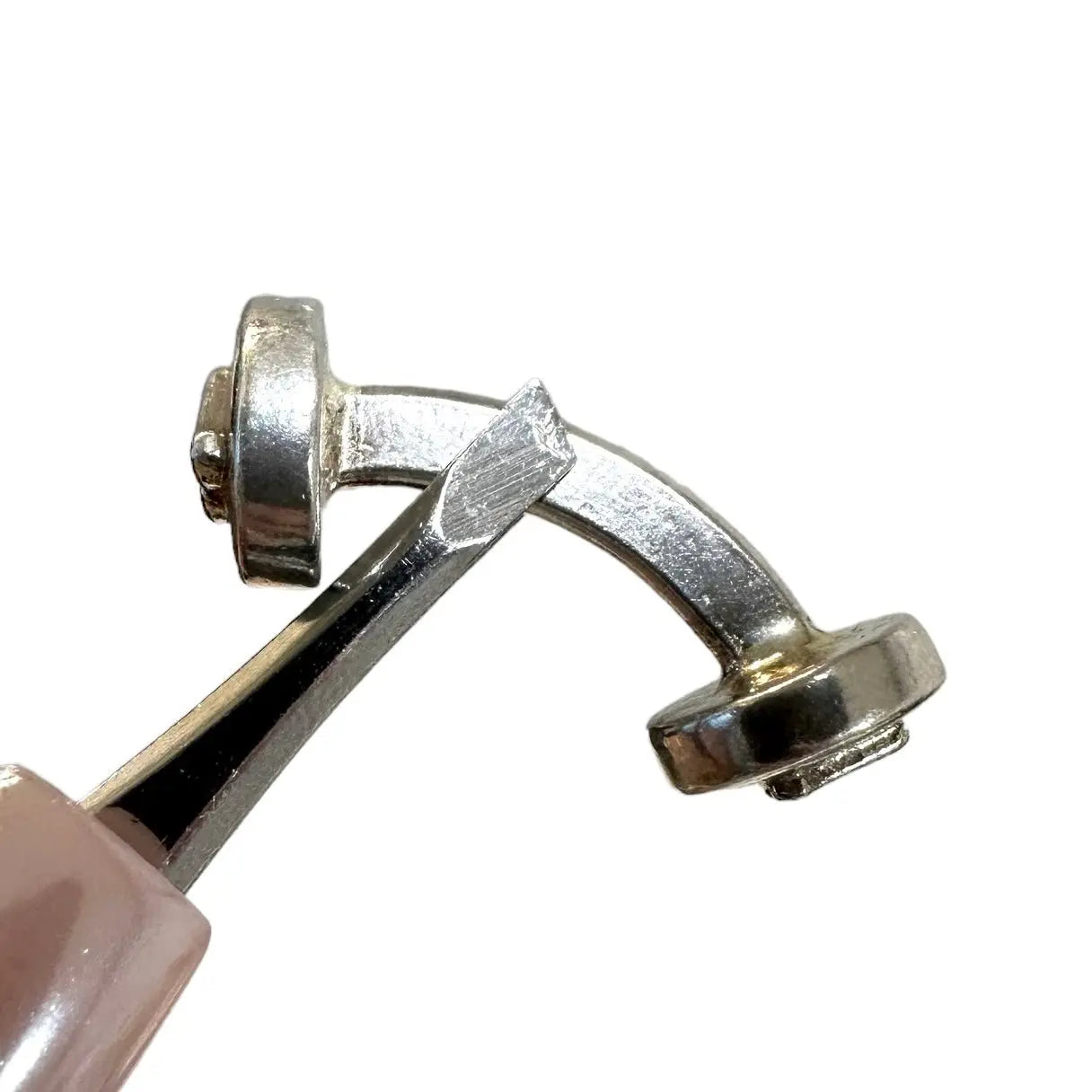 Manschettknappar - Lödda bokstäver - L8Hasselblad