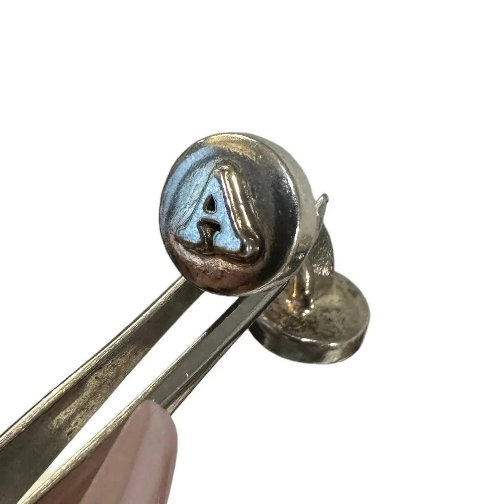 Manschettknappar - Lödda bokstäver - L8Hasselblad