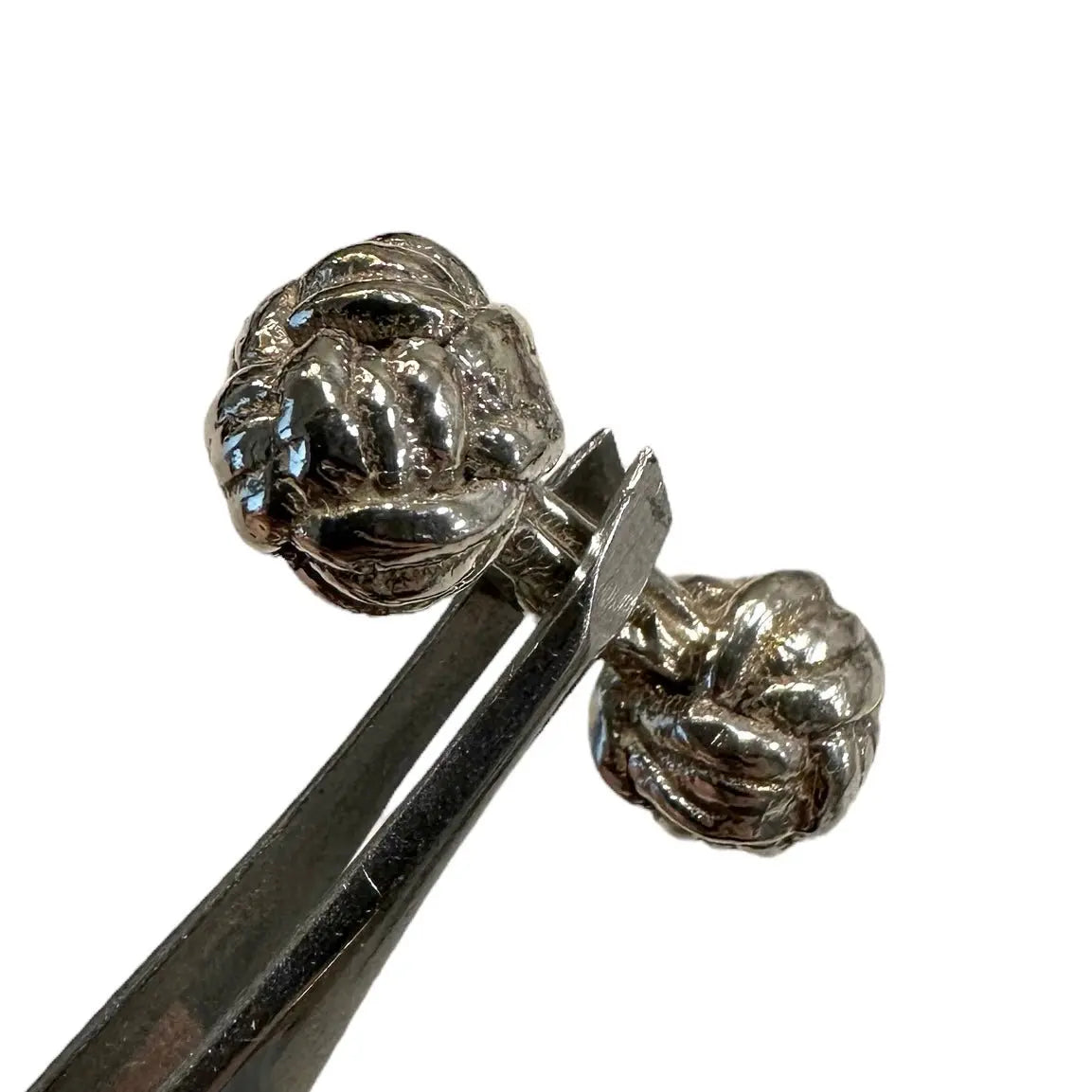 Manschettknappar - klassisk knut - L8Hasselblad