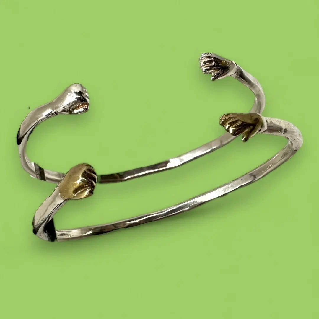 Öppen & knuten hand armband - L8Hasselblad