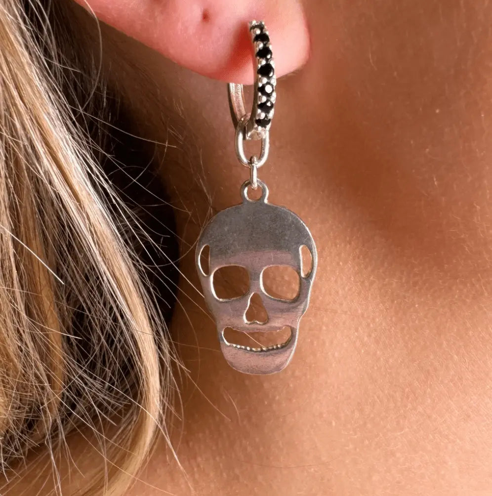Örhänge - Balla dödskallar - L8Hasselblad