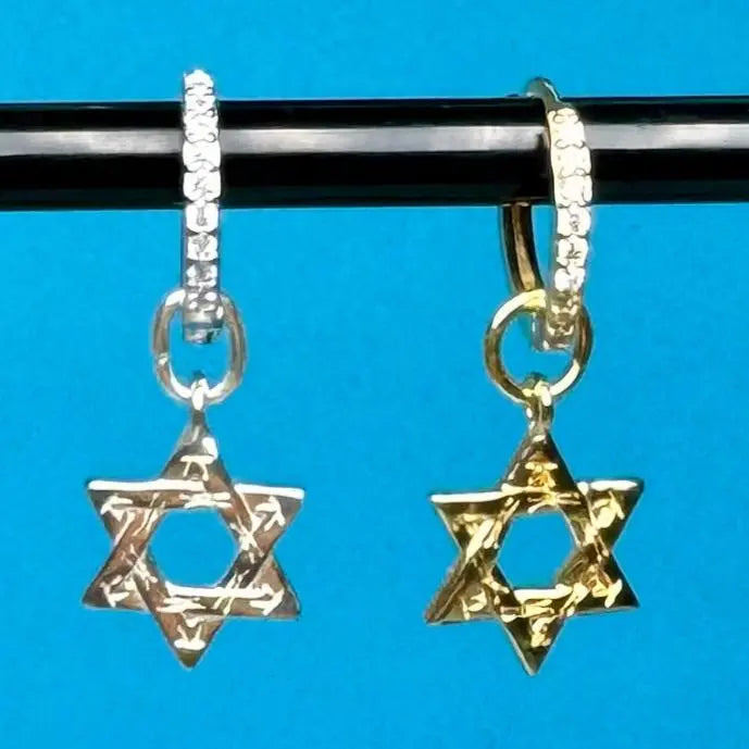 Örhänge - Detaljerade davidsstjärna - L8Hasselblad