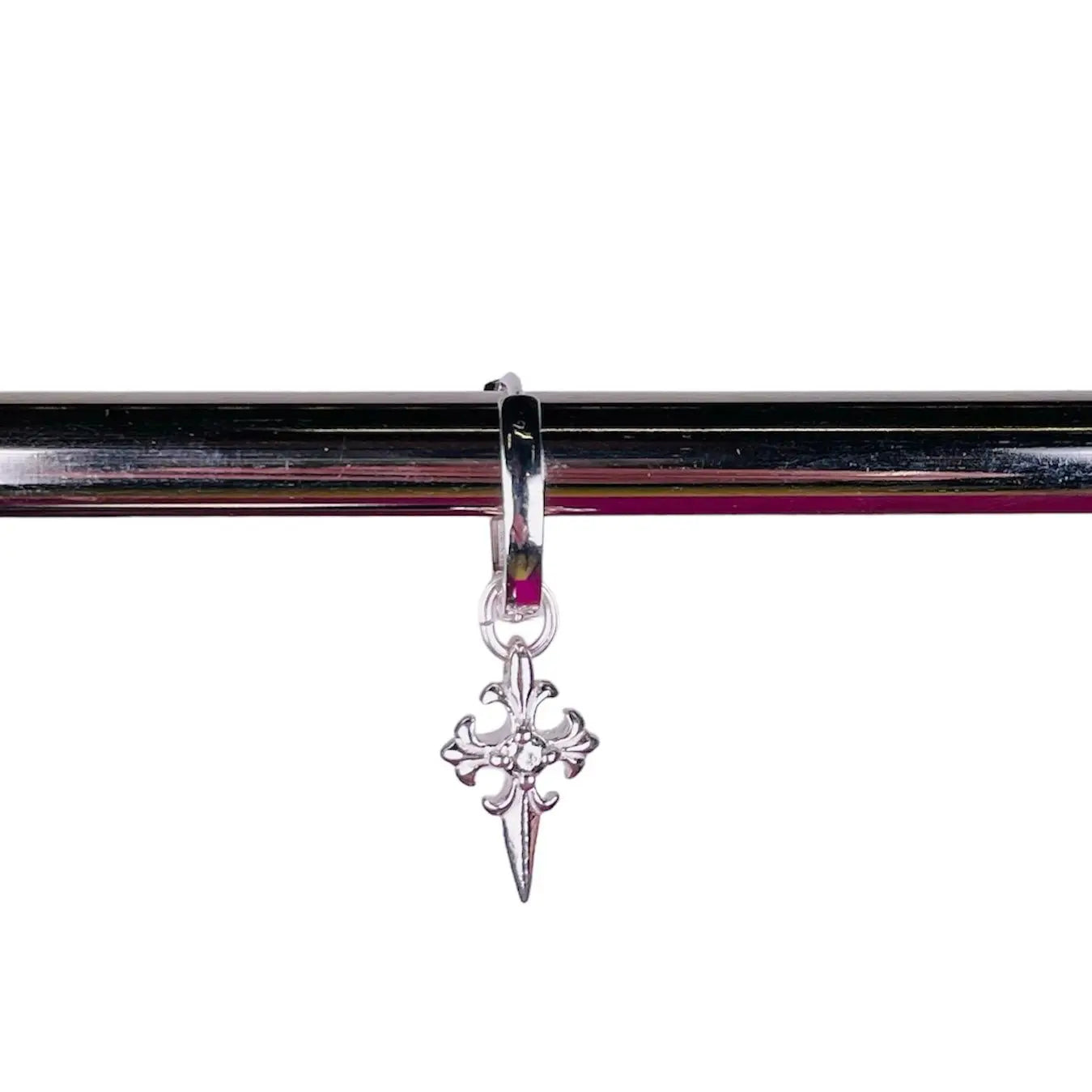 Örhänge - Detaljerat kors - L8Hasselblad