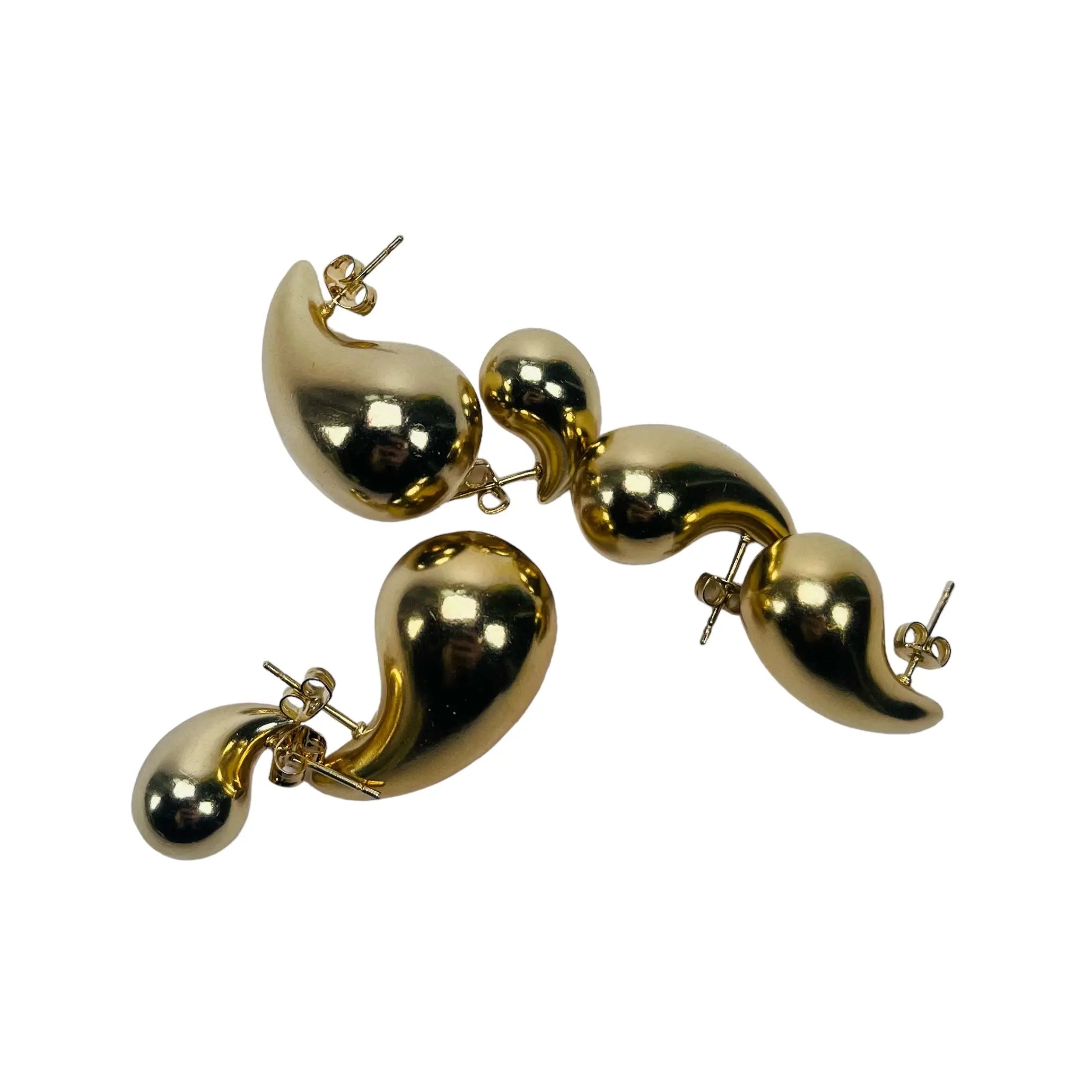 Örhänge - Droppar Gulddoublé - L8Hasselblad