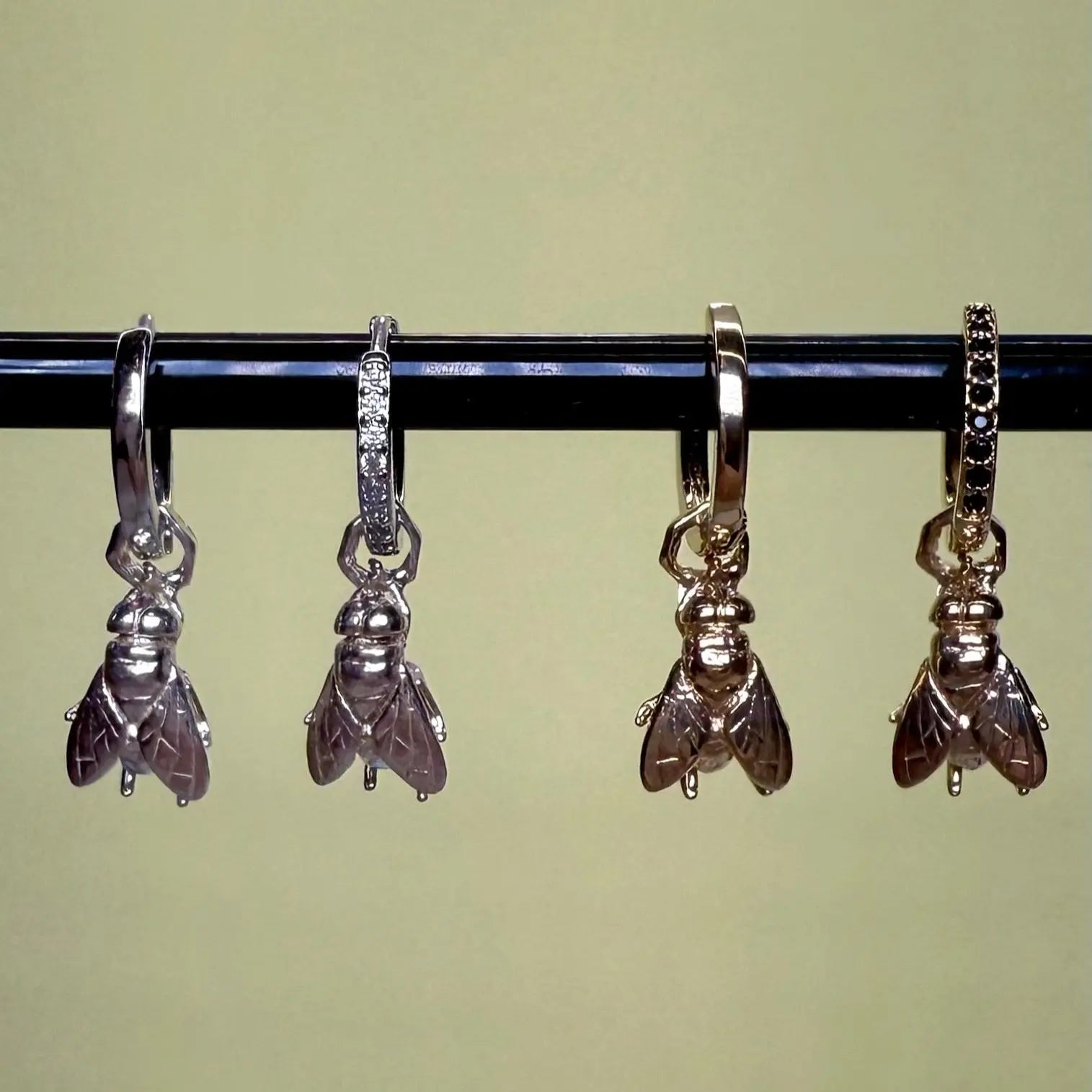 Örhänge - Fluga - L8Hasselblad