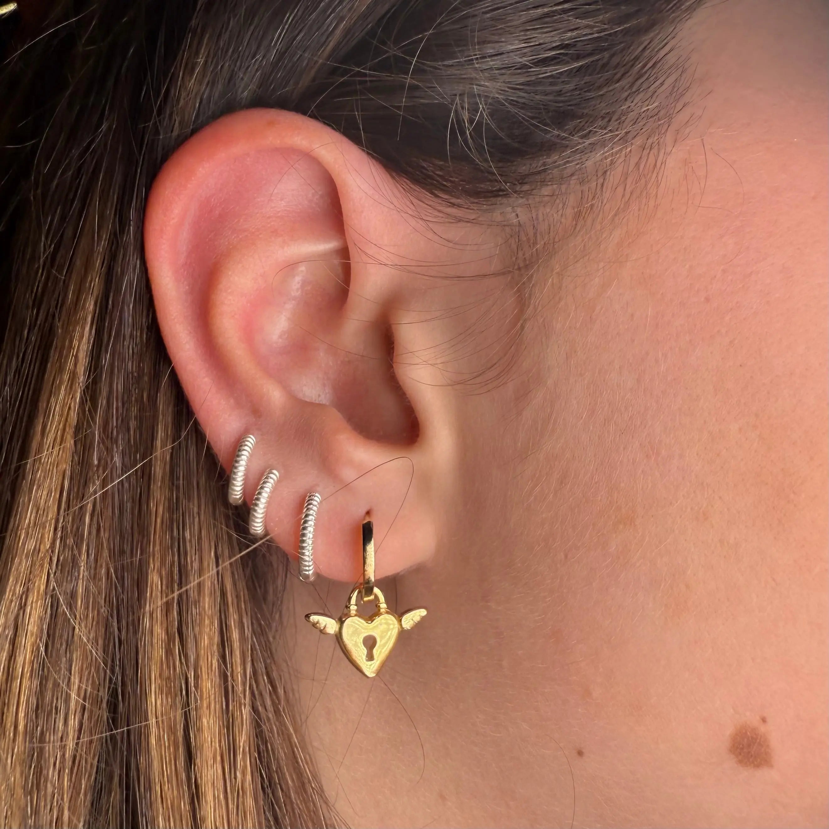 Örhänge - Flygande Hjärtat - L8Hasselblad