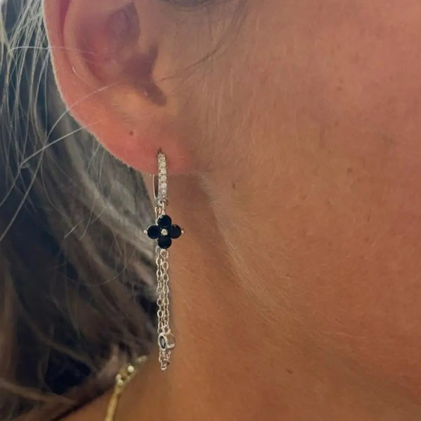 Örhänge - Glamour blomma - L8Hasselblad