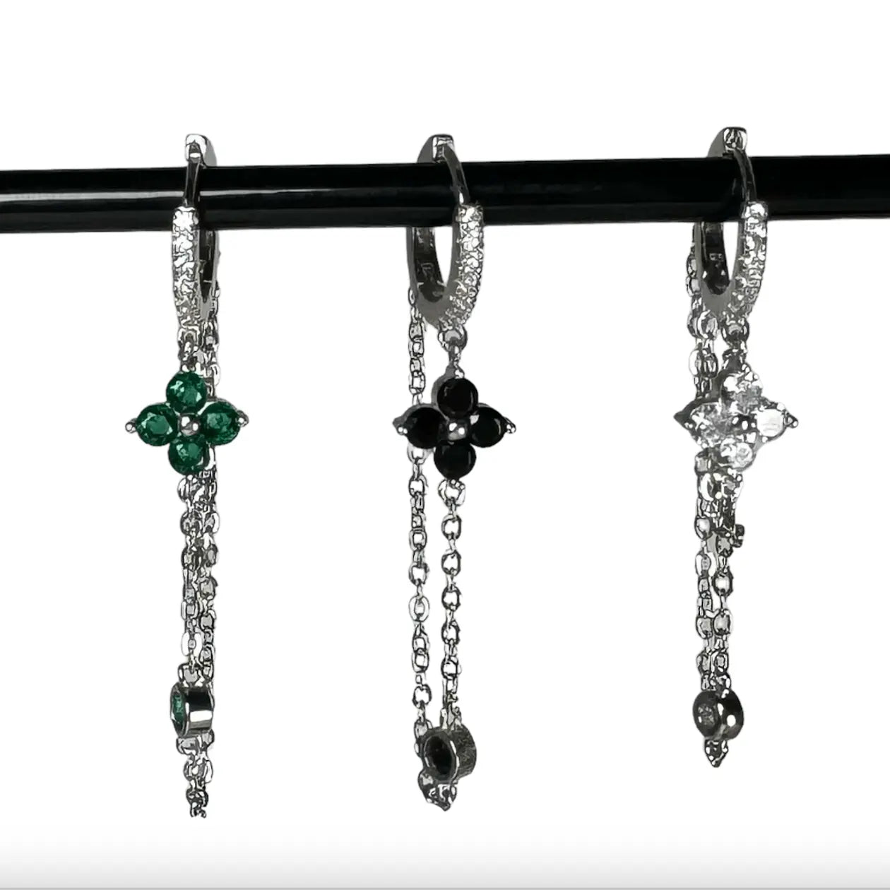 Örhänge - Glamour blomma - L8Hasselblad