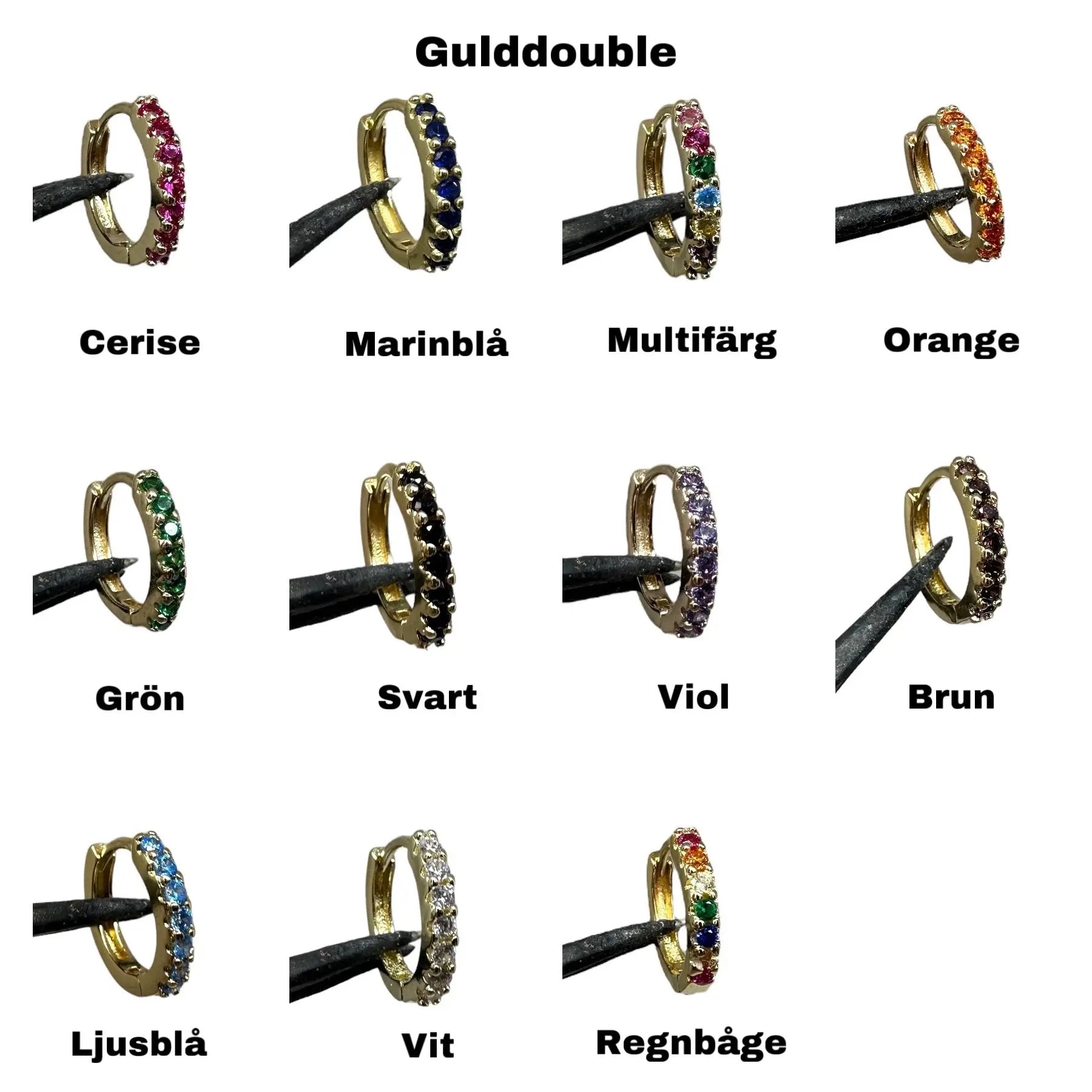 Örhänge - Hängande Rosett - L8Hasselblad