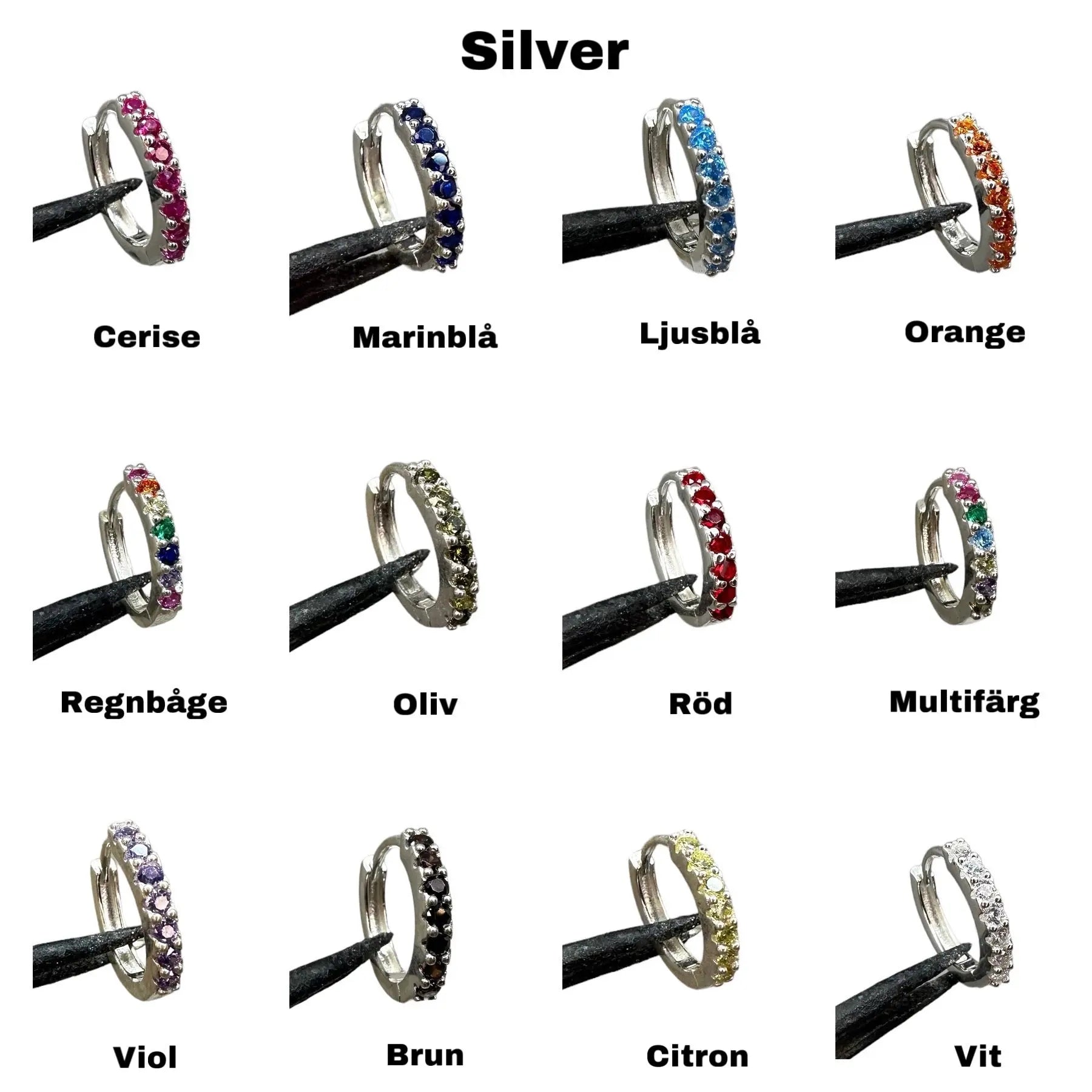 Örhänge - Hängande Rosett - L8Hasselblad