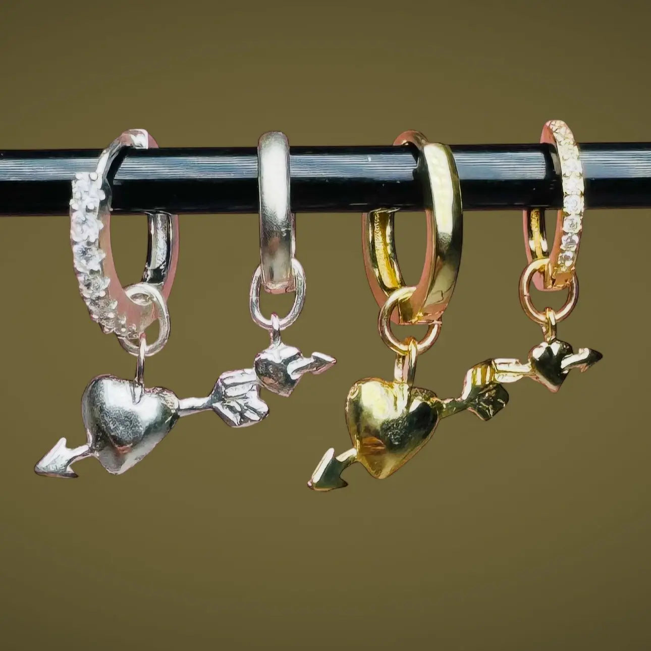 Örhänge - Kärlekshjärtat - L8Hasselblad