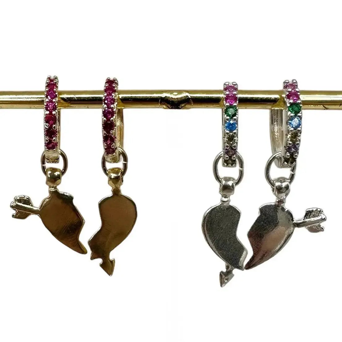 Örhänge - Mellan Kompishjärthalvor - L8Hasselblad