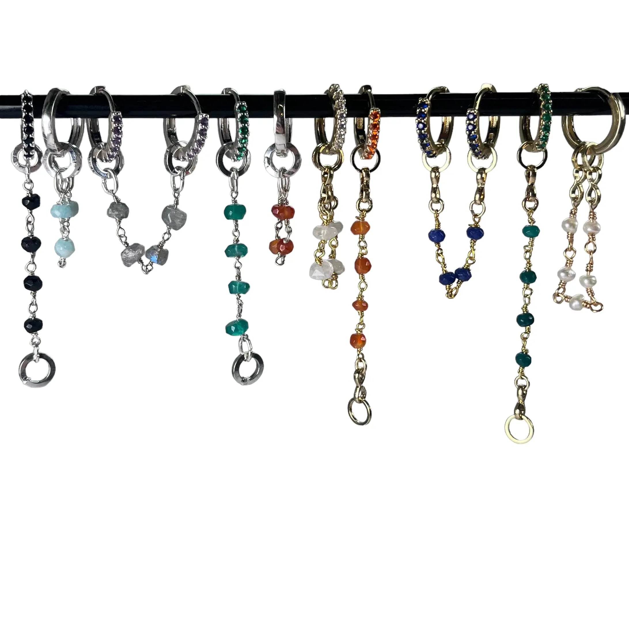 Örhängen - Färgglada pärlband - L8Hasselblad