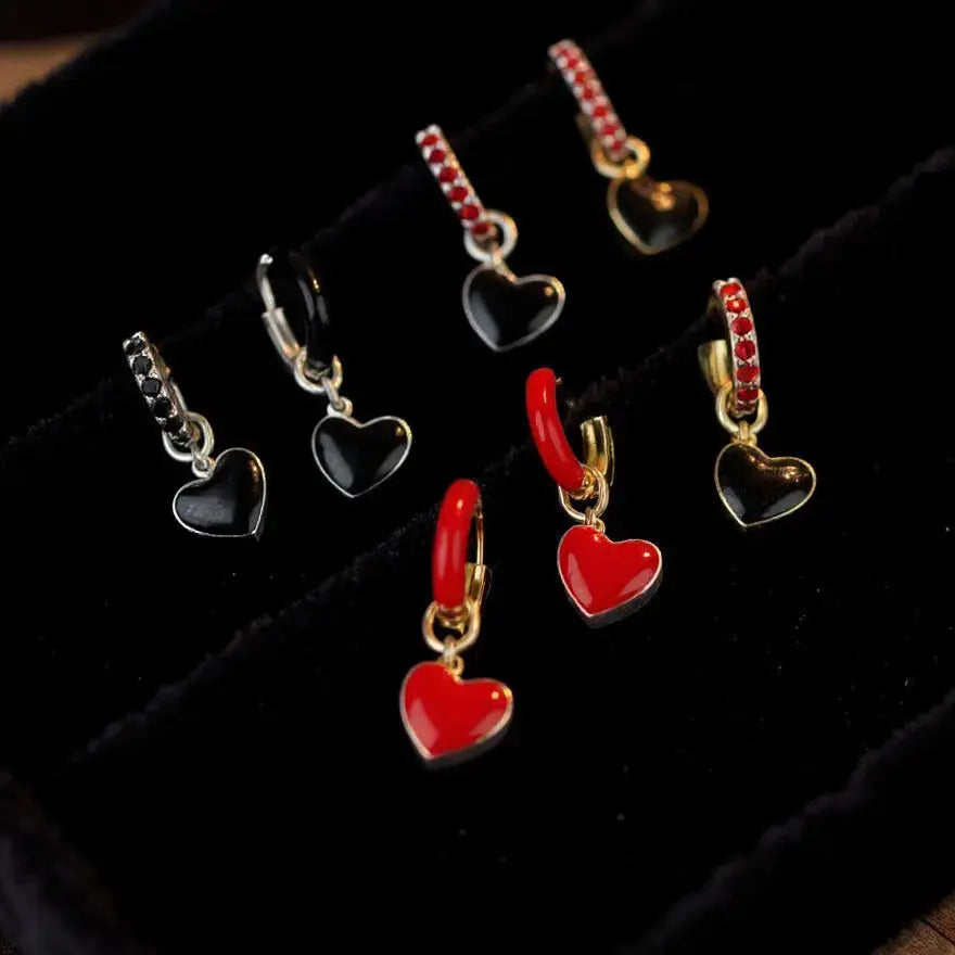 Örhängen - Flaming heart L8Hasselblad