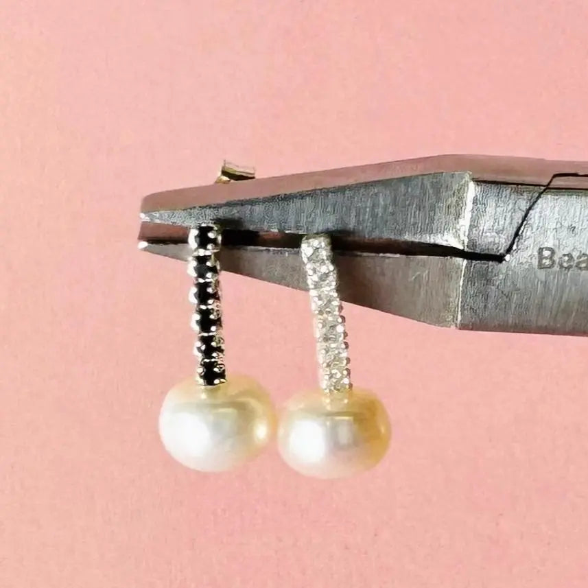 Örhängen - Hängande Pärlor - L8Hasselblad