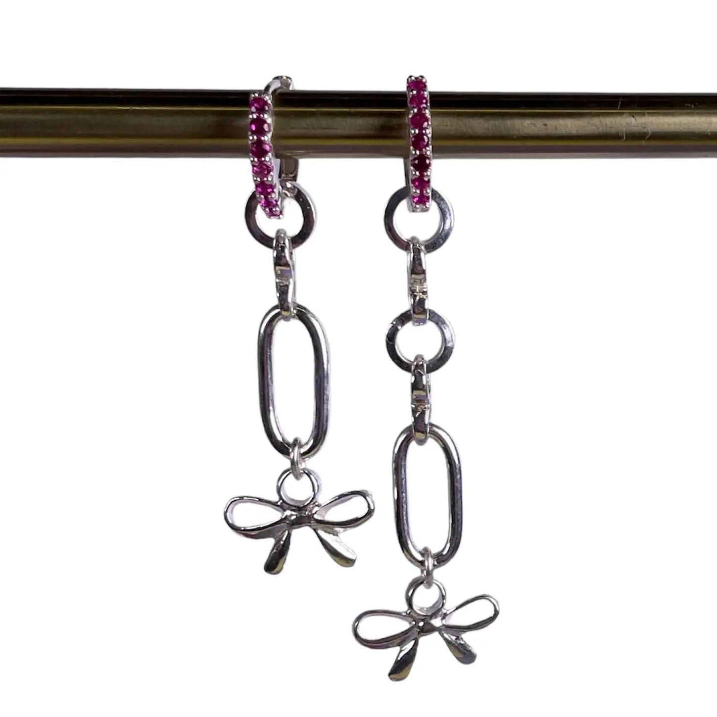 Örhängen - Långa Rosetter - L8Hasselblad