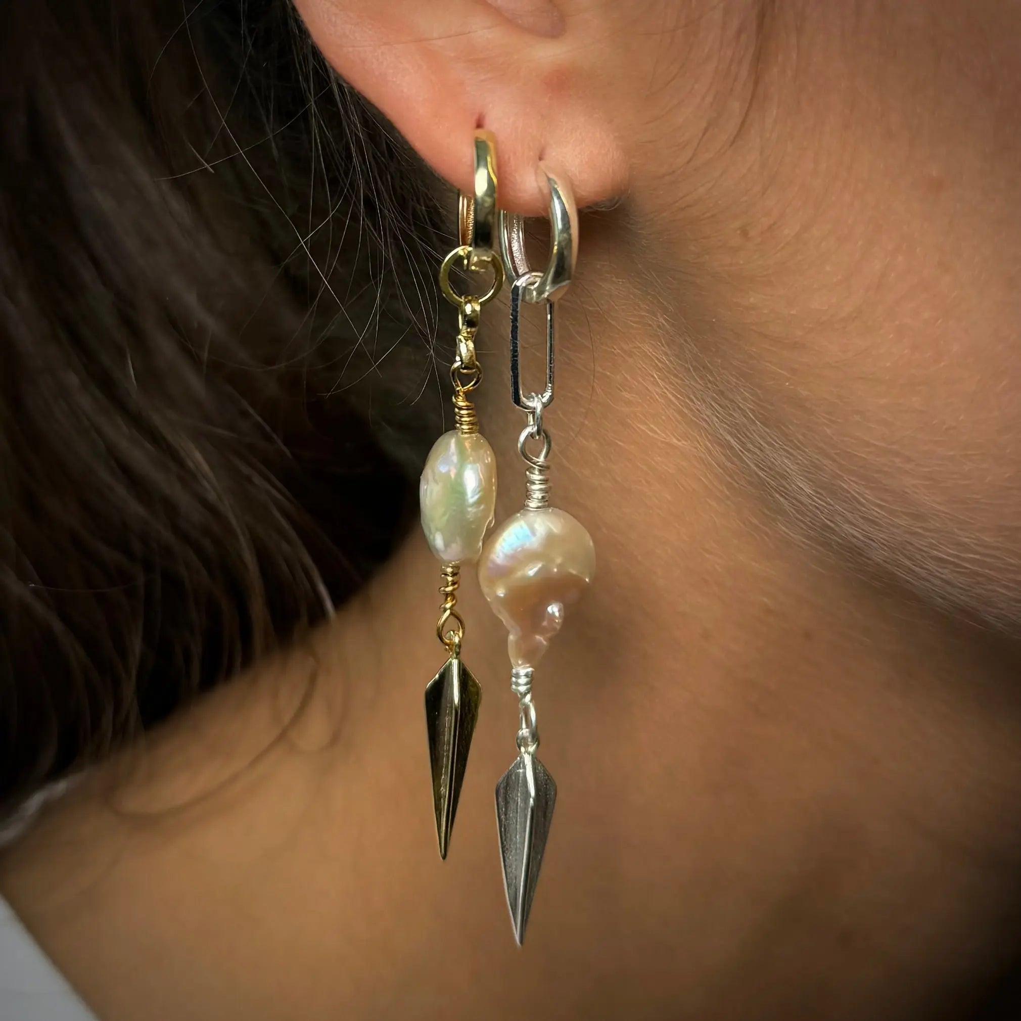 Örhängen - Oyster pearls - L8Hasselblad