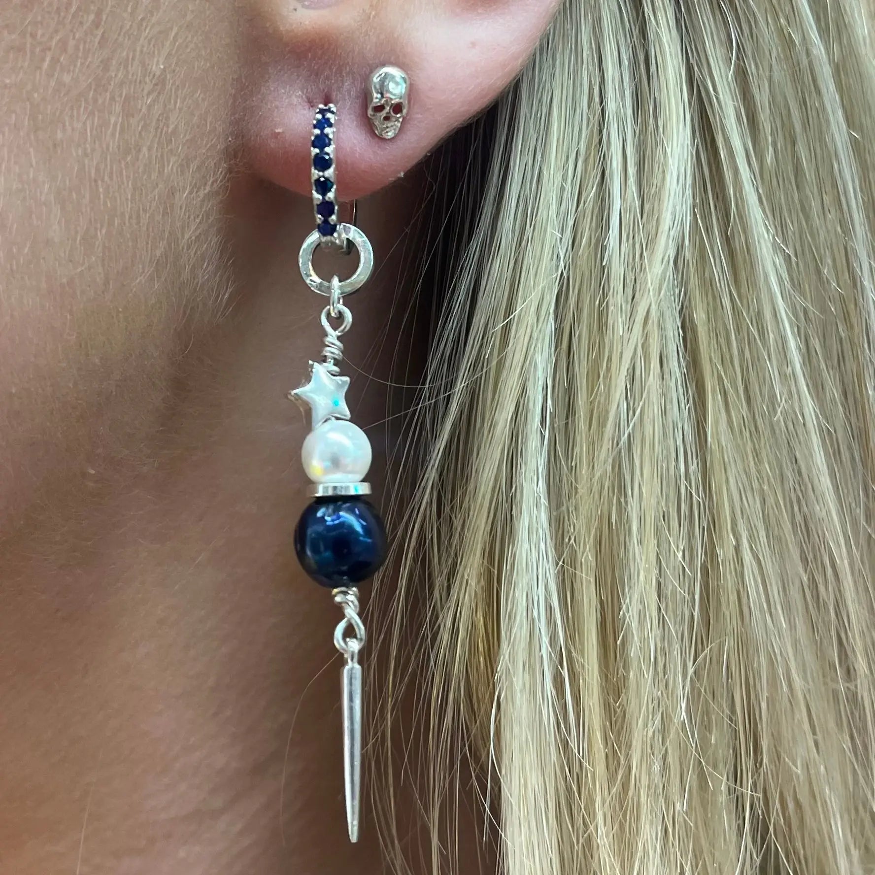 Örhängen - Pärlor med stjärnor & hjärtan - L8Hasselblad