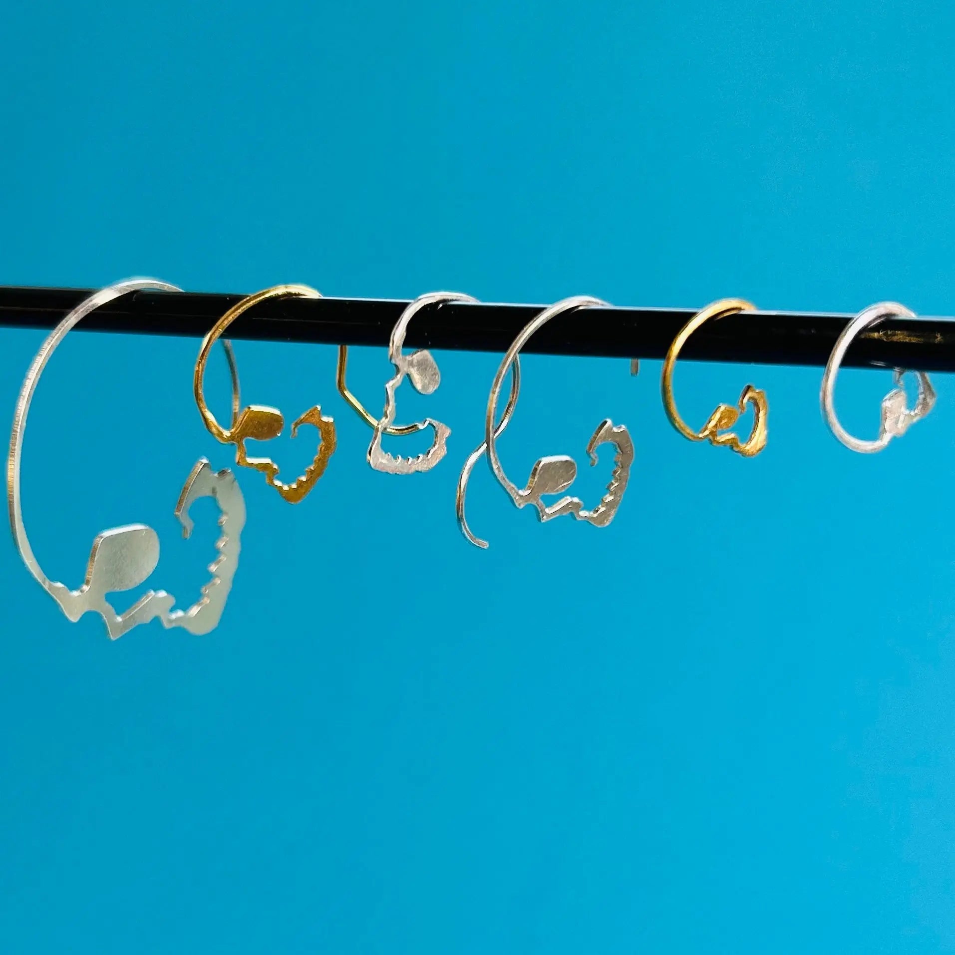 Örhängen - Skull - L8Hasselblad