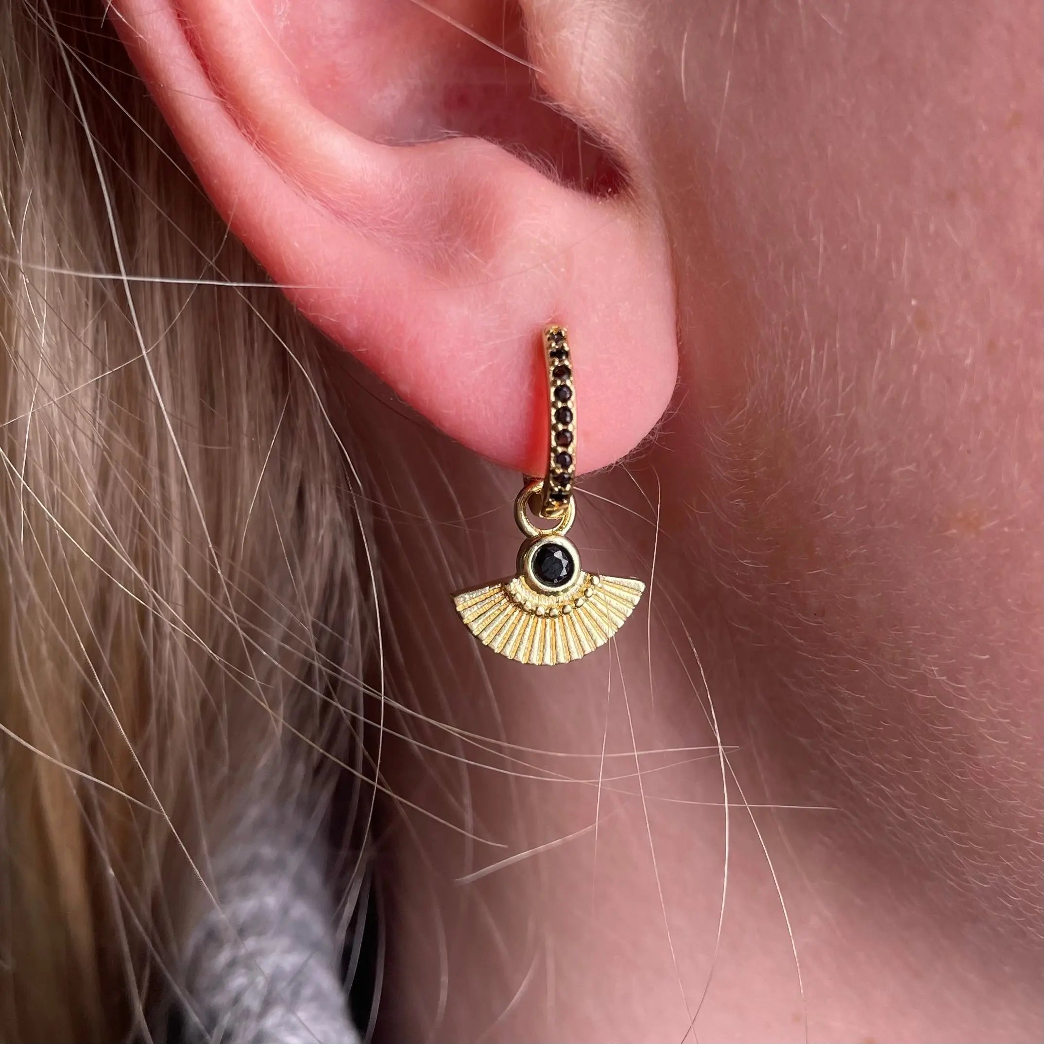 Örhängen - Solfjäder - L8Hasselblad