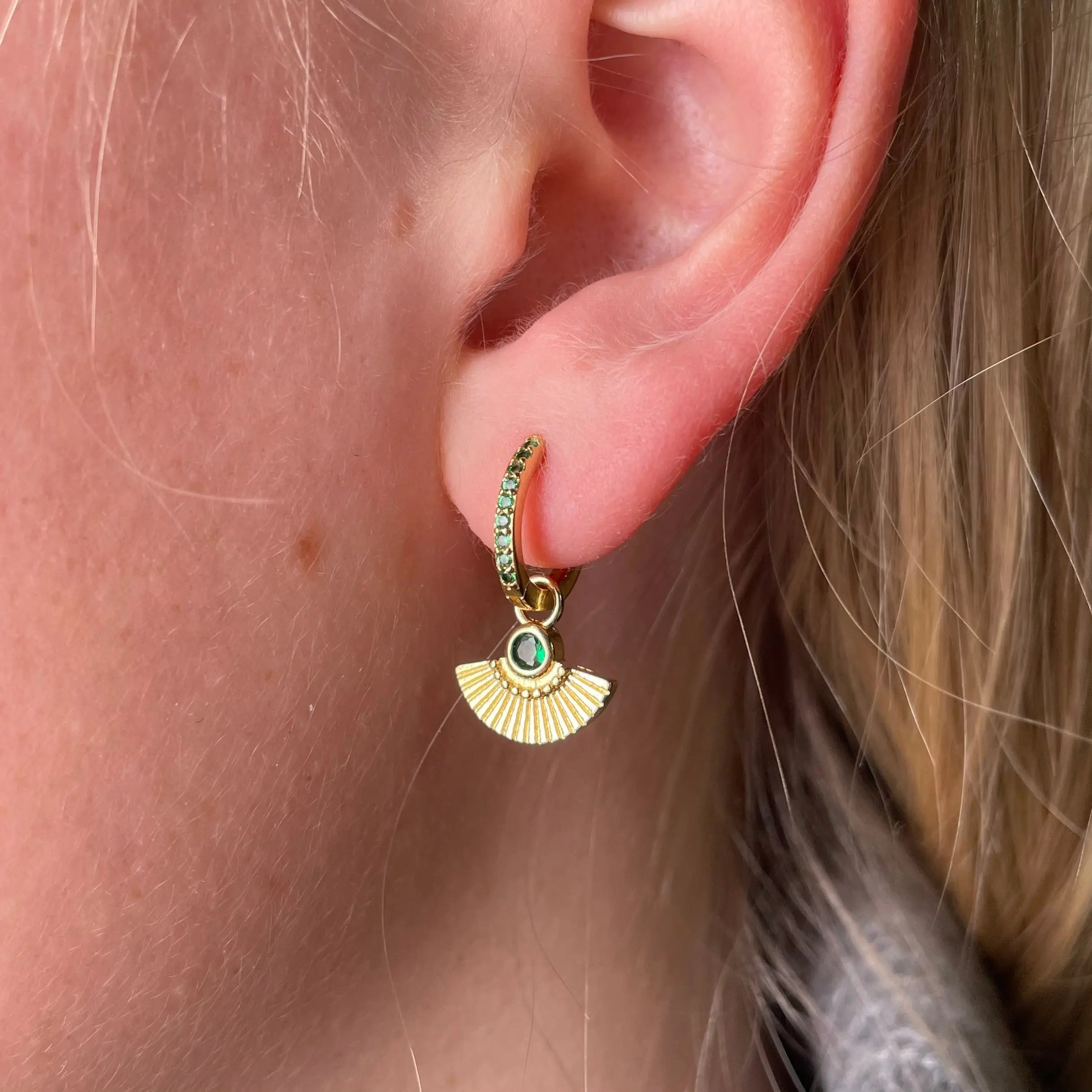 Örhängen - Solfjäder - L8Hasselblad