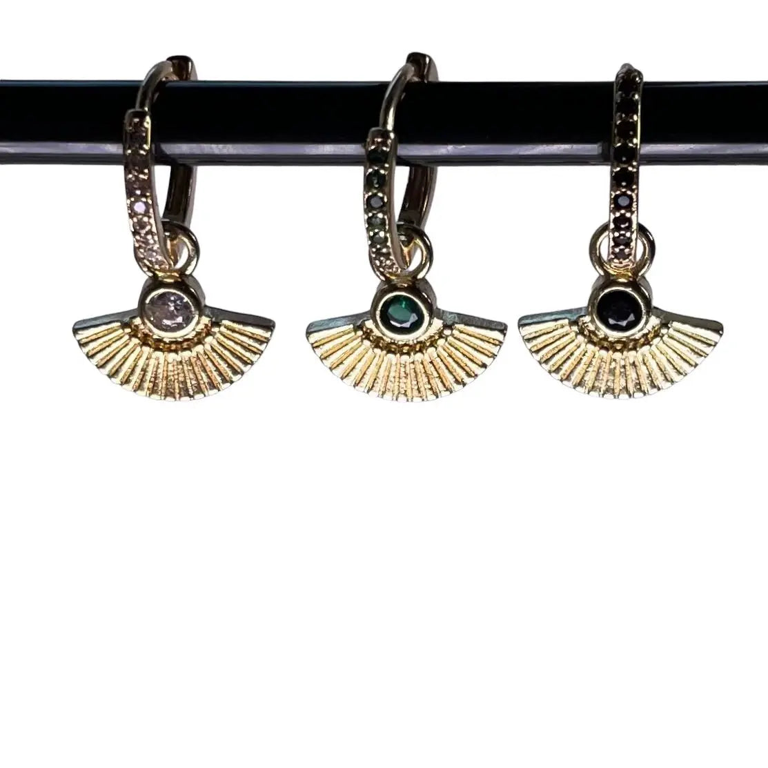 Örhängen - Solfjäder - L8Hasselblad