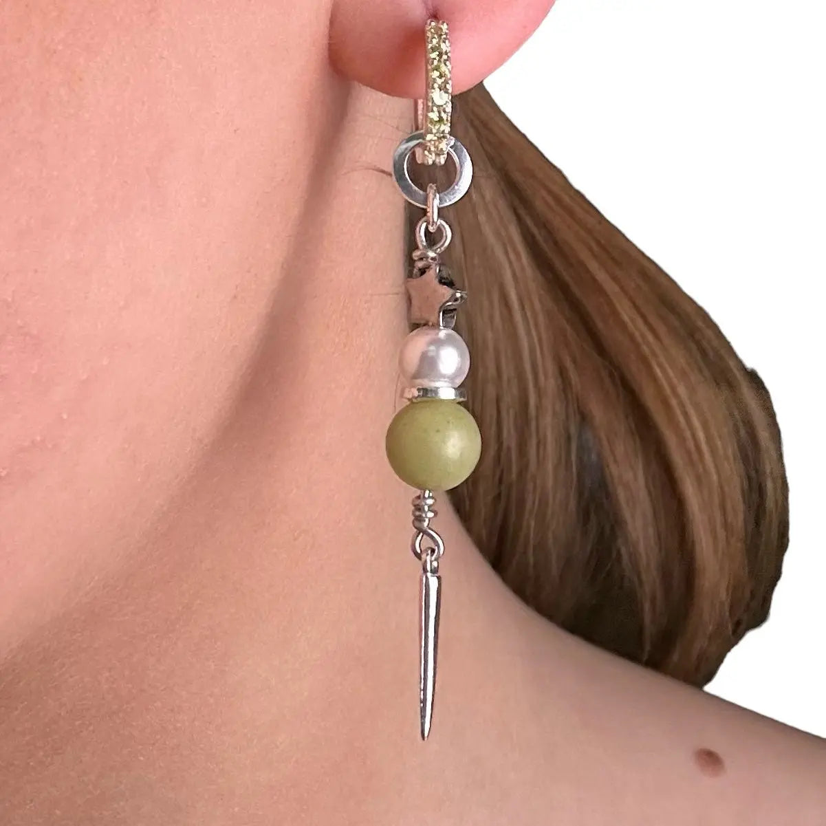 Örhängen - Stenar Med Stjärnor & Hjärtan - L8Hasselblad