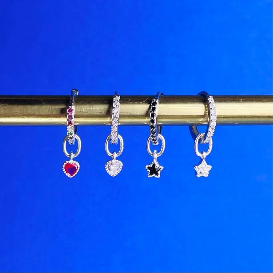 Örhängen - Stjärnor & Hjärtan - L8Hasselblad