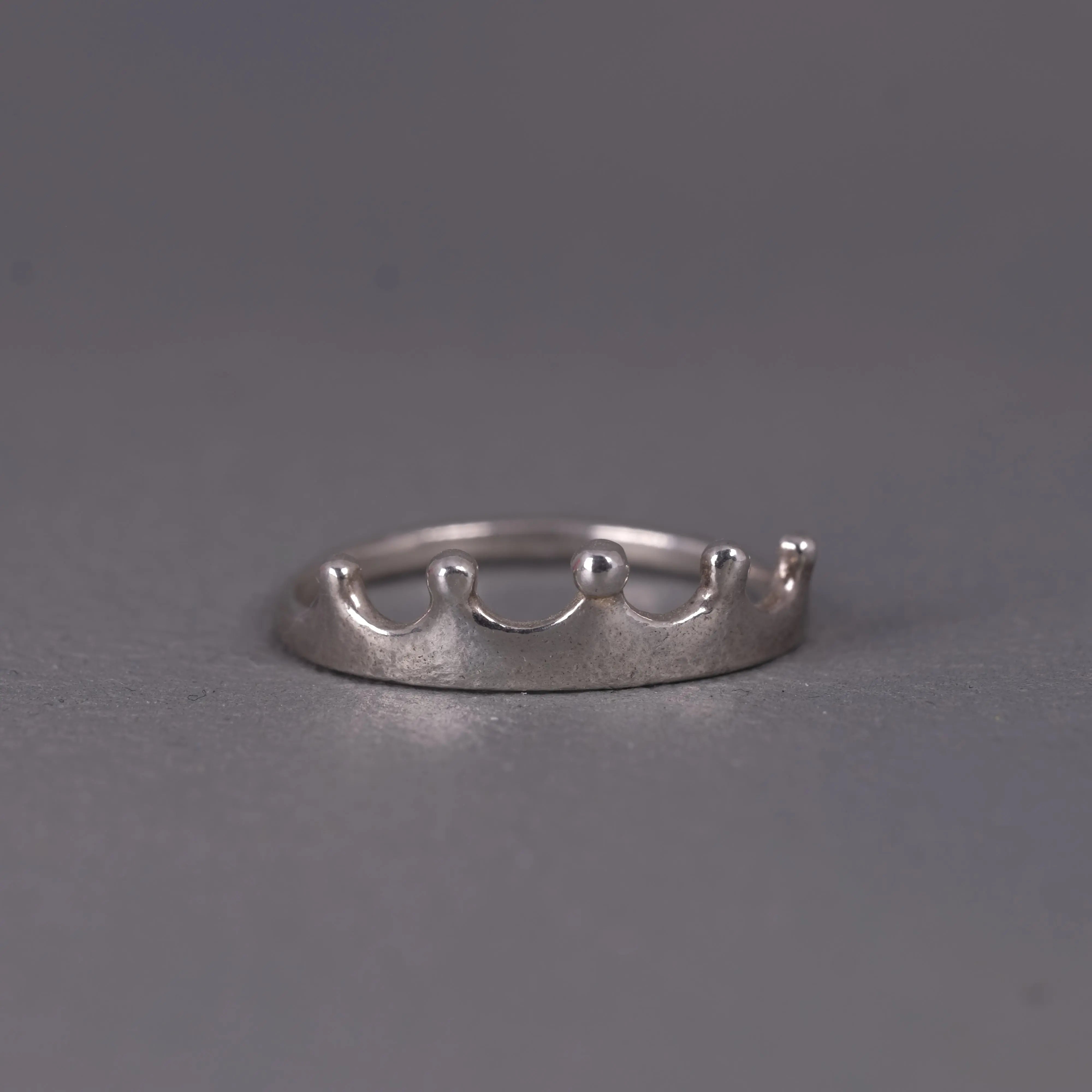 Prinsesskrona - silverring - L8Hasselblad