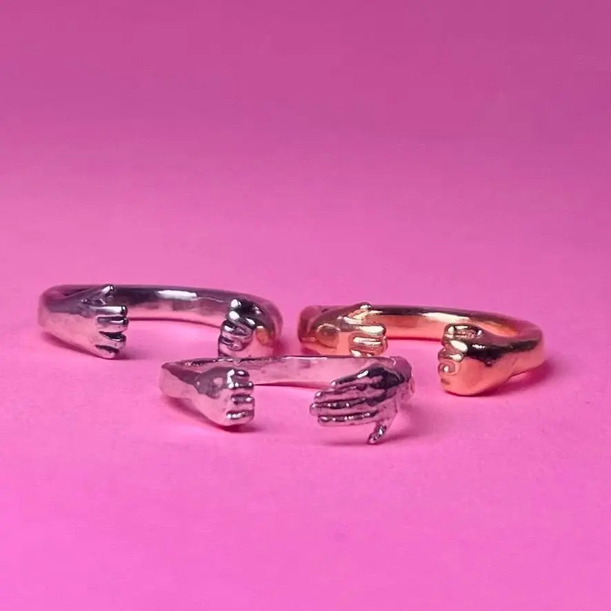 Ring - Öppen & knuten hand - L8Hasselblad