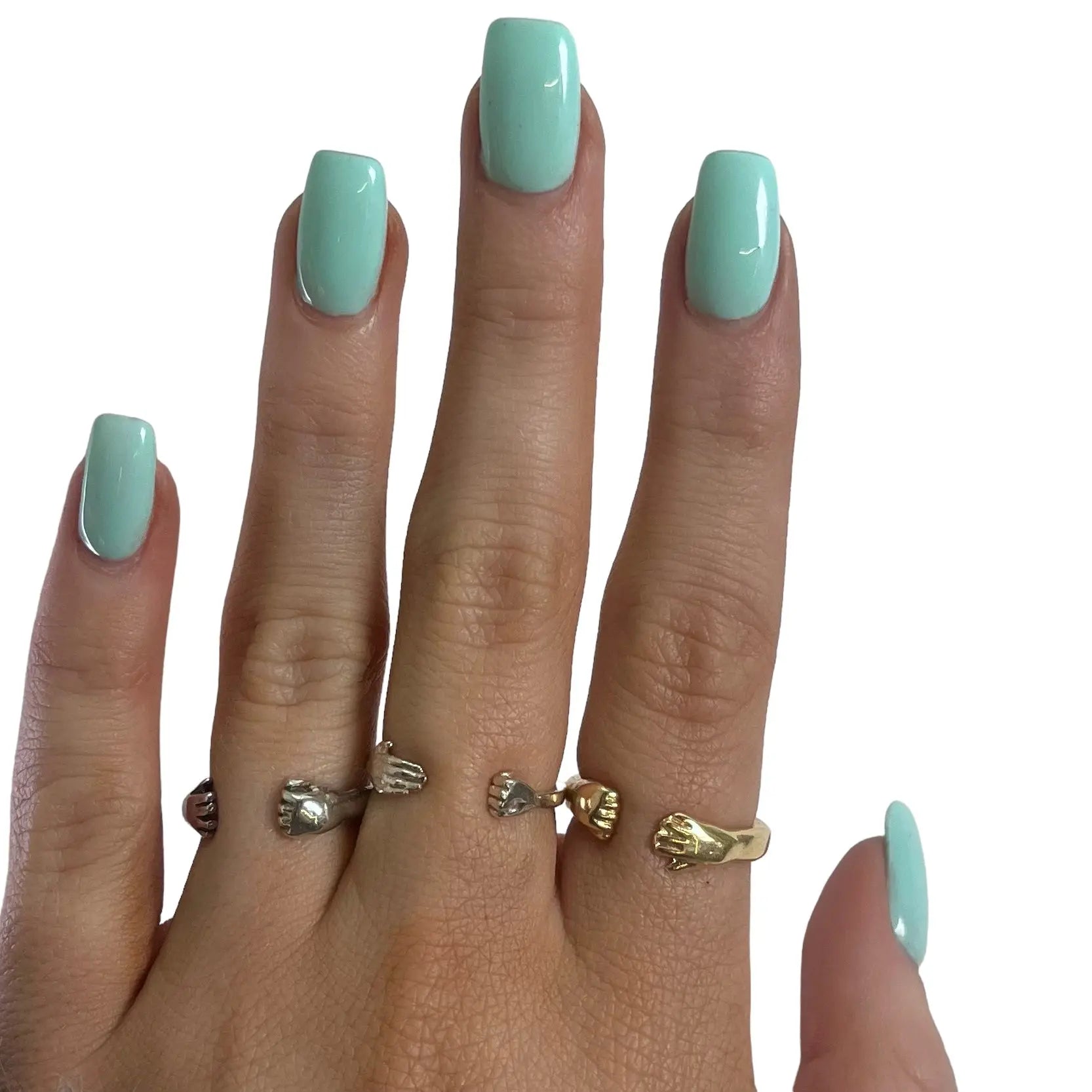 Ring - Öppen & knuten hand - L8Hasselblad