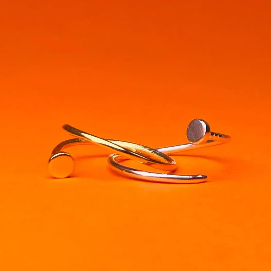 Ring - justerbar spik ring - L8Hasselblad