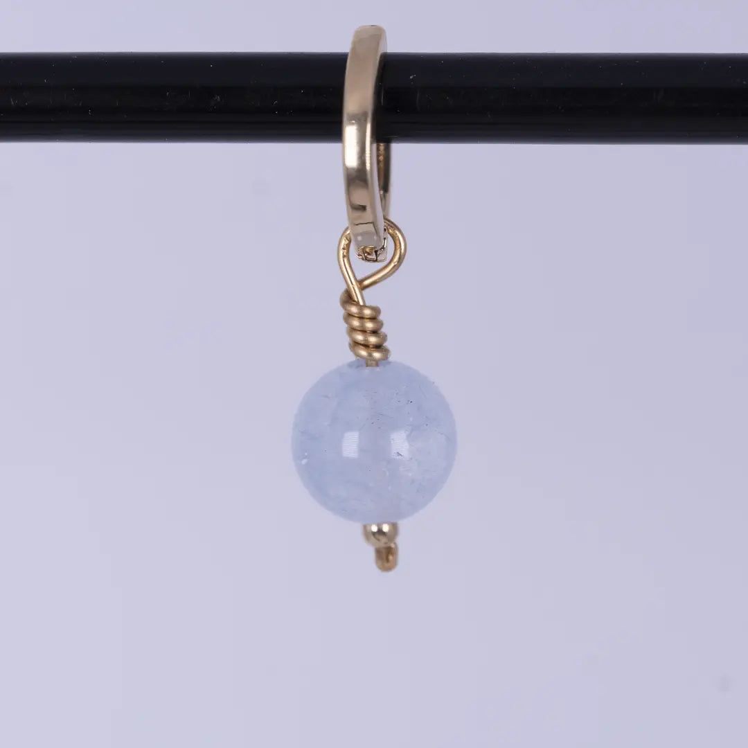 Short and Cute - stenörhängen gulddoublé - L8Hasselblad