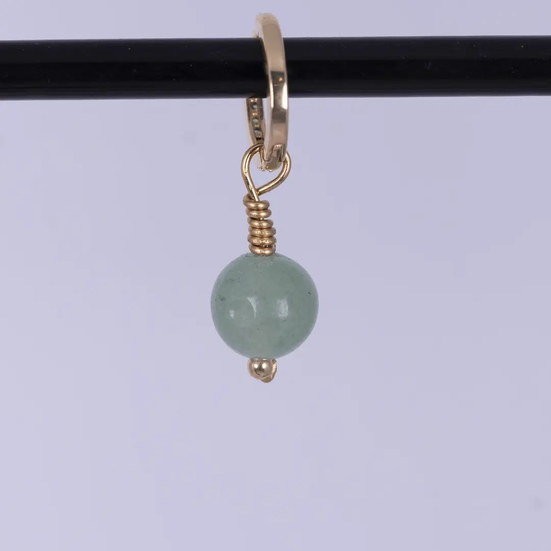 Short and Cute - stenörhängen gulddoublé - L8Hasselblad