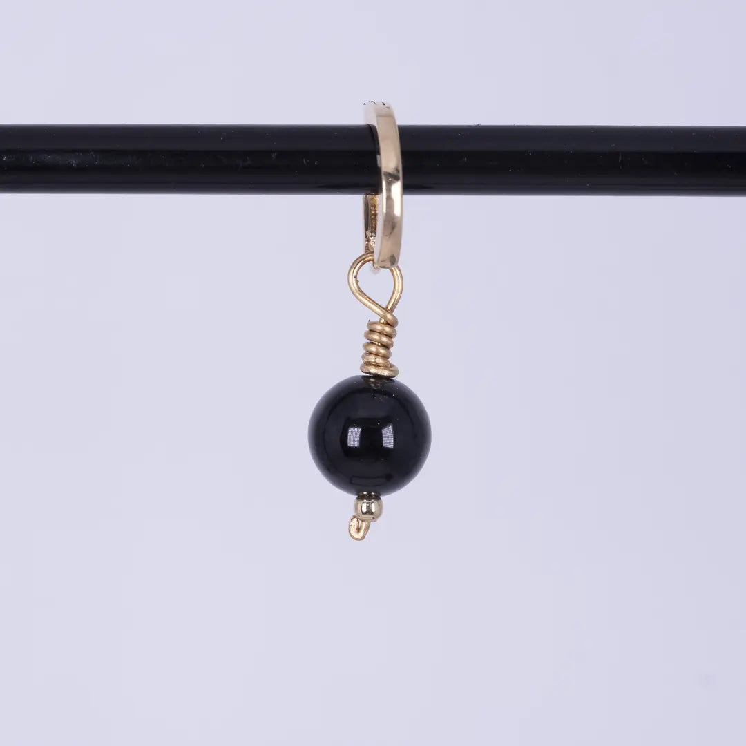 Short and Cute - stenörhängen gulddoublé - L8Hasselblad