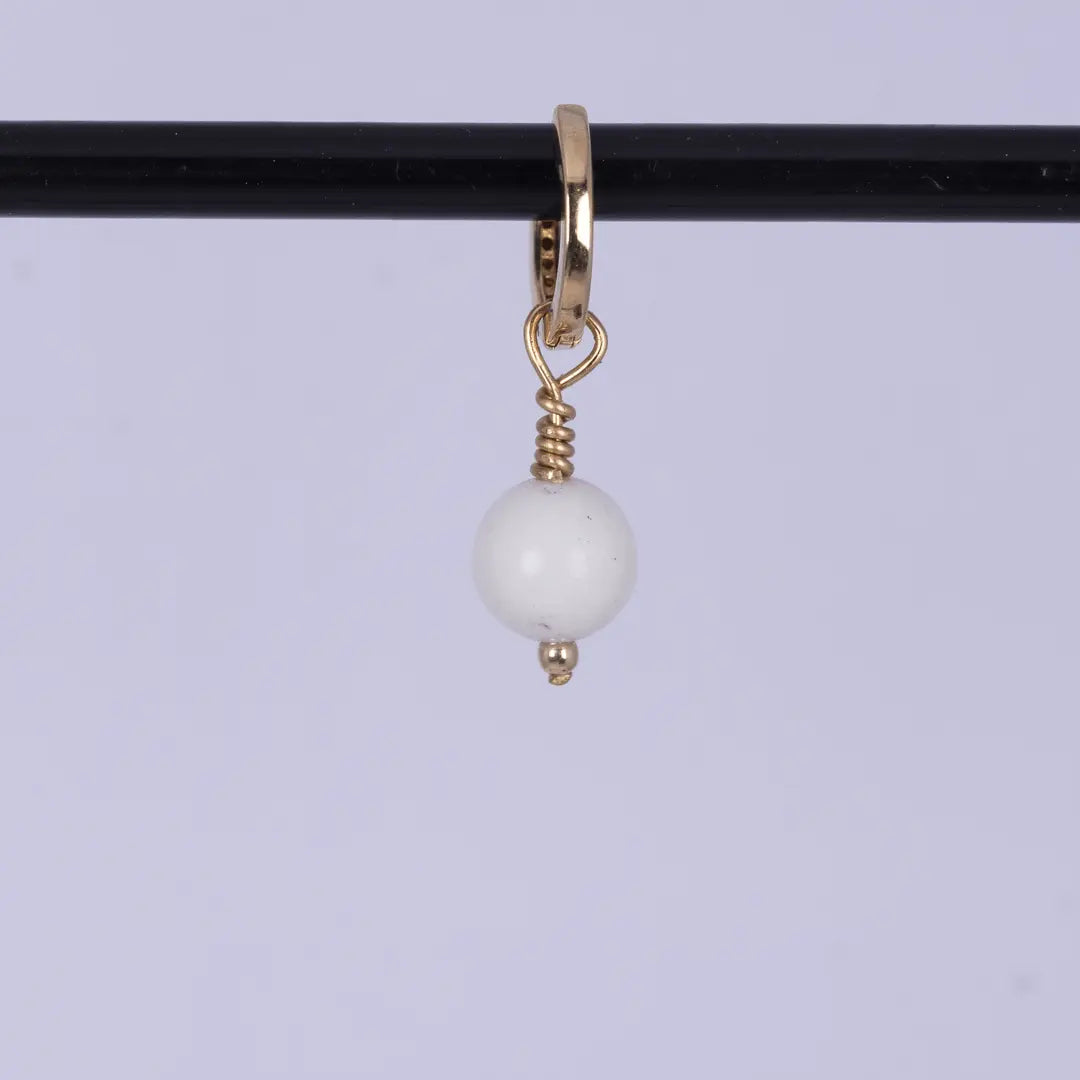 Short and Cute - stenörhängen gulddoublé - L8Hasselblad