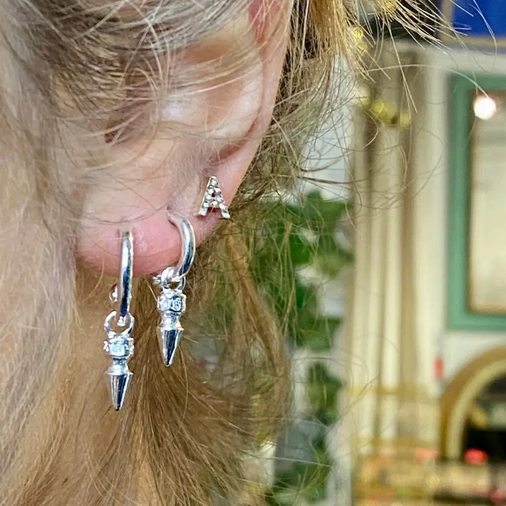 Stiftörhänge - Blanka niten - L8Hasselblad