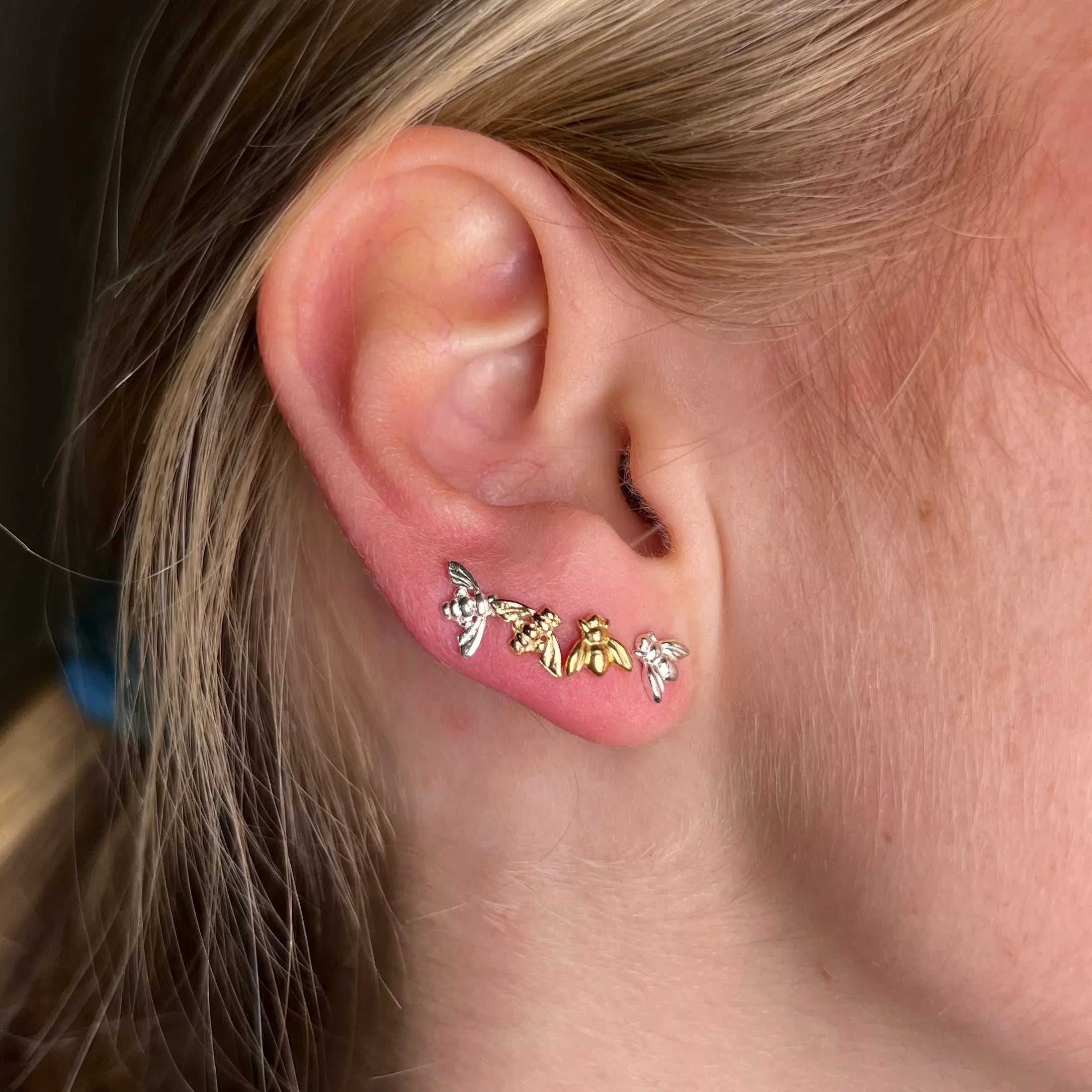 Stiftörhänge - Humlor - L8Hasselblad