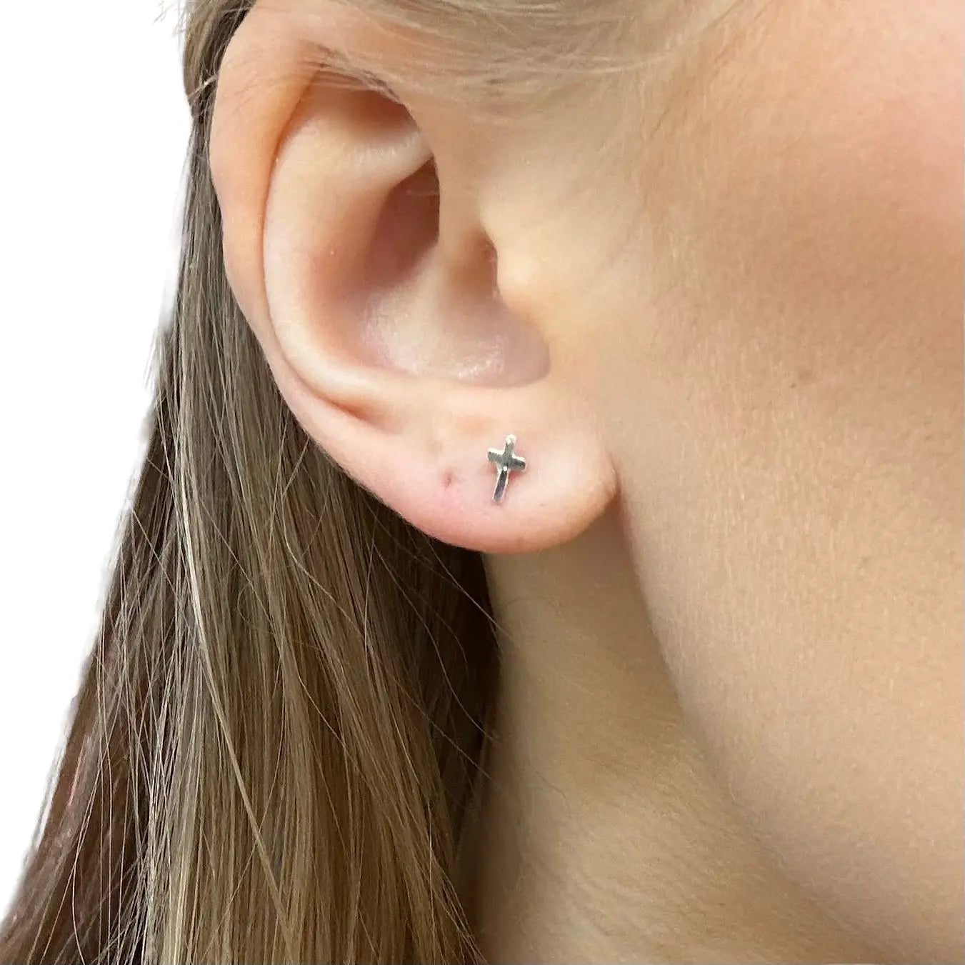 Stiftörhänge - Kors - L8Hasselblad